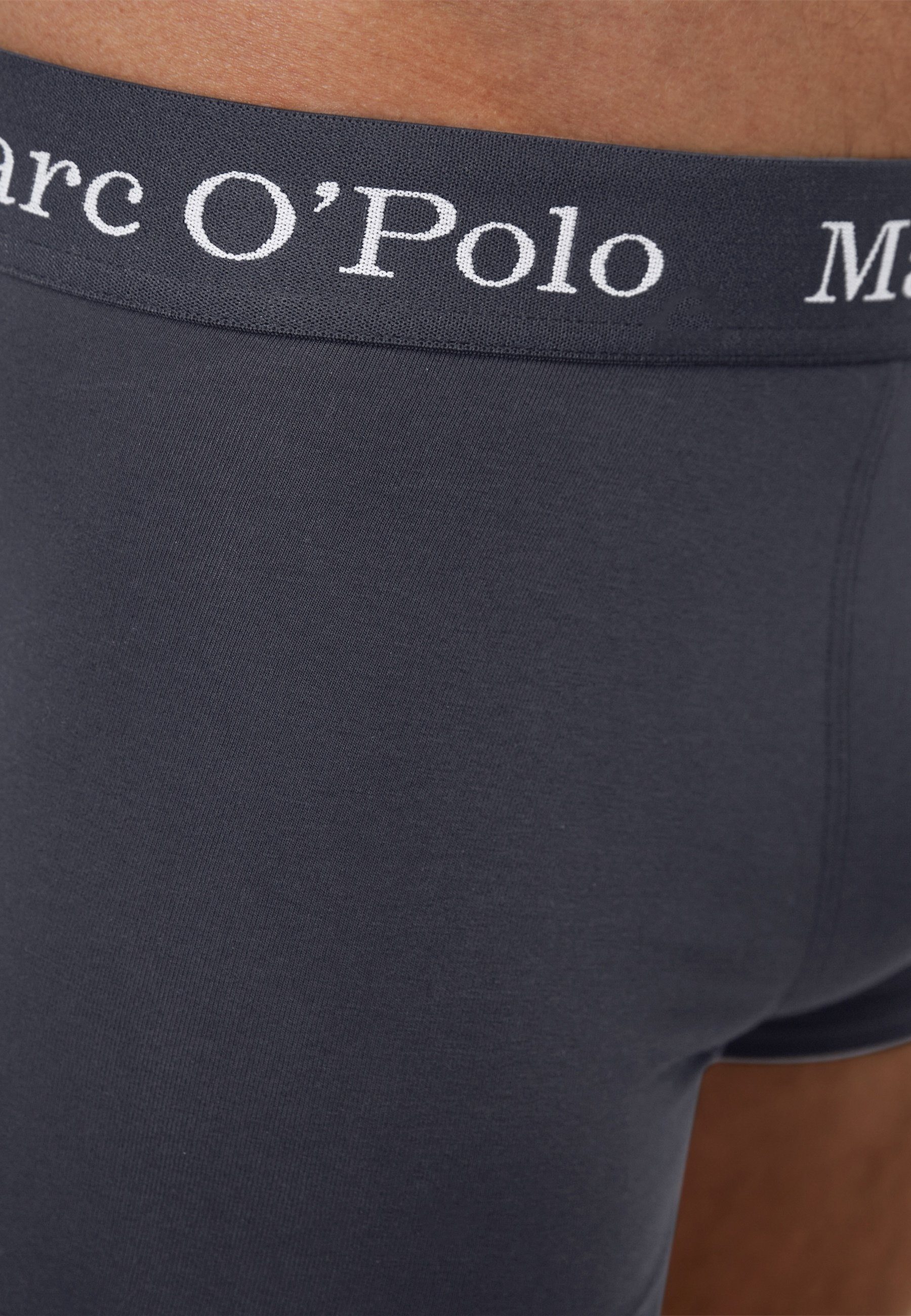 Boxershorts Navy/Grey Unterhosen Boxershorts Fünferpack O'Polo (5-St) Melange Marc Basic