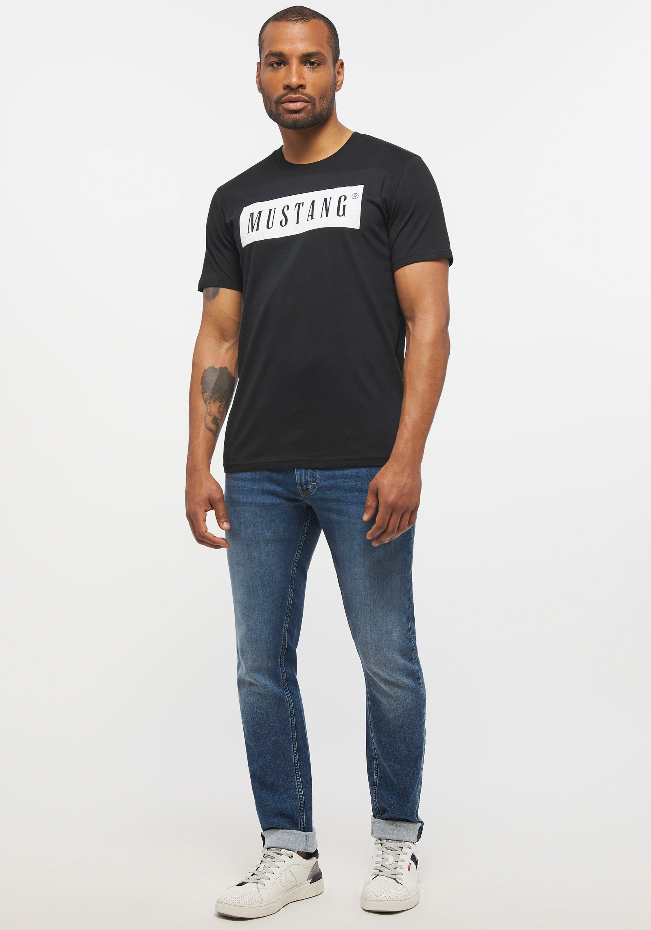 MUSTANG T-Shirt mit Logoprint black