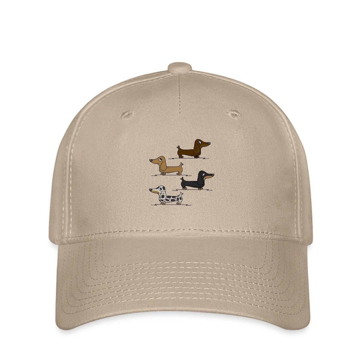 Spreadshirt Baseball Cap Witzig Dackel Hundebesitzer Zwergdackel Flexfit Cap (1-St)