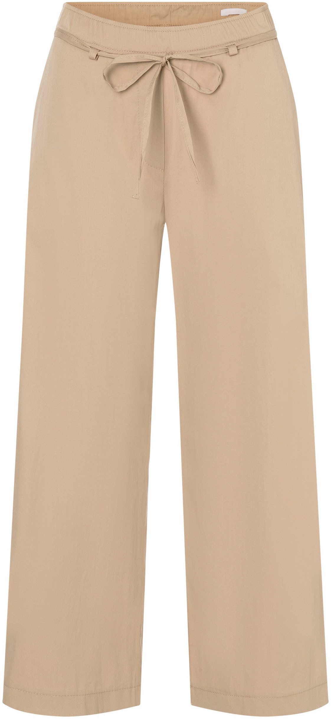 MAC 7/8-Hose CHIARA BELT cropped Wide Fit, mit geradem, weitem Bein