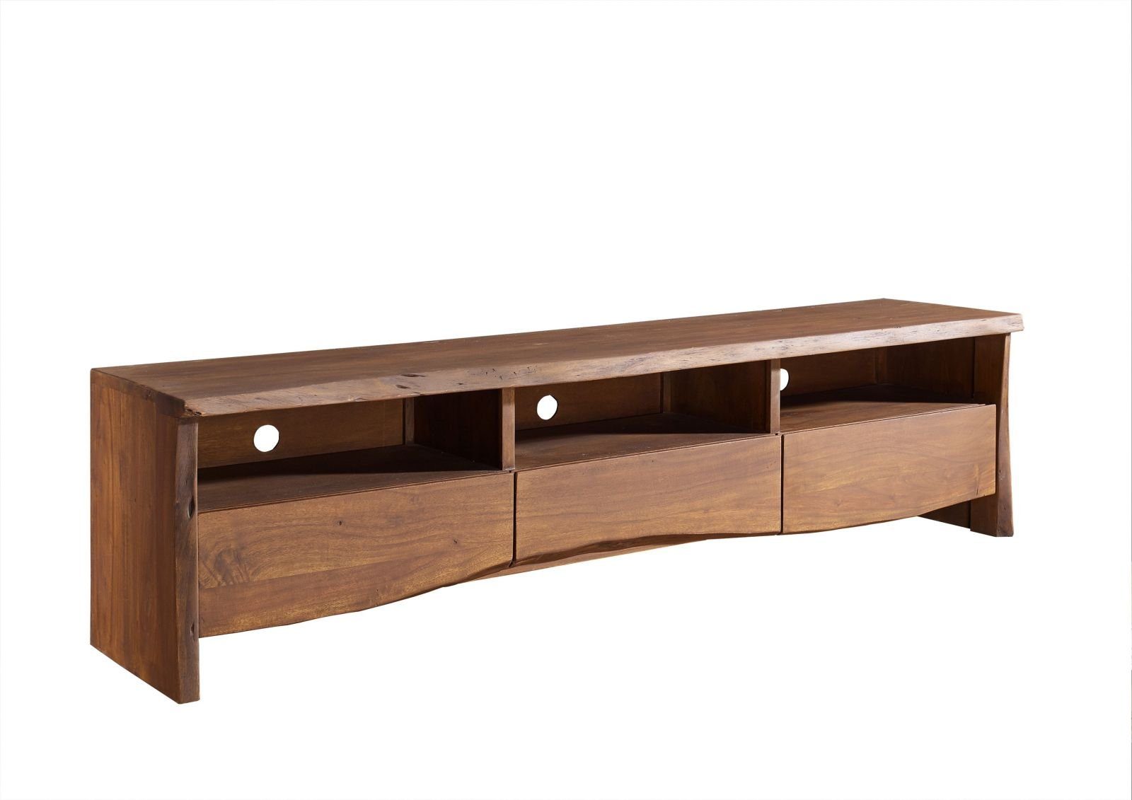 Massivmoebel24 TV-Board (TV-Board Akazie 191x45x50 braun günstig online kaufen
