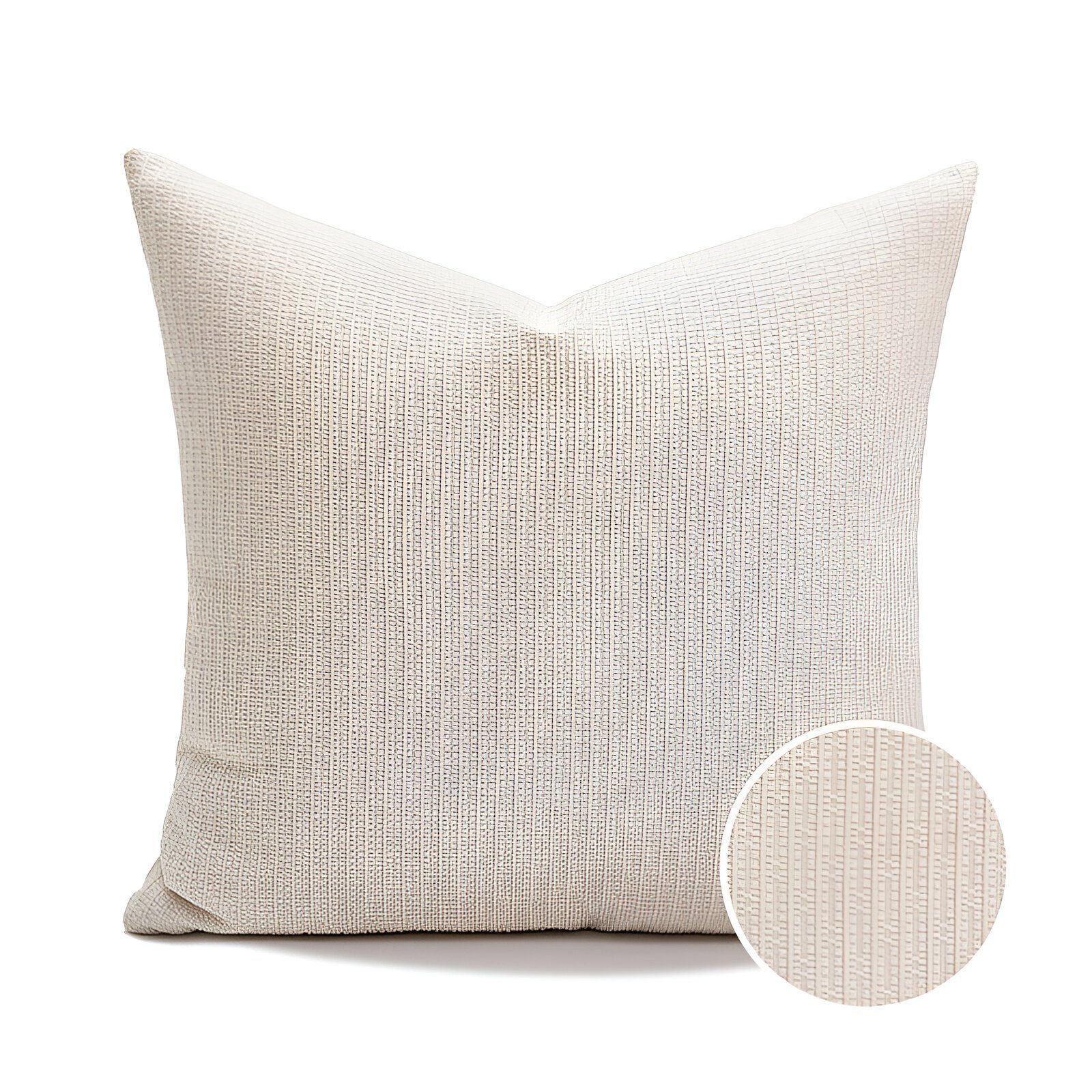 Interior by Hakito Dekokissen 2er Set Kissenbezug inklusive Füllkissen Kissen Füllung Lila, Kissenhülle mit Füllung, Set, mit Füllung, mit Innenkissen, Füllkissen