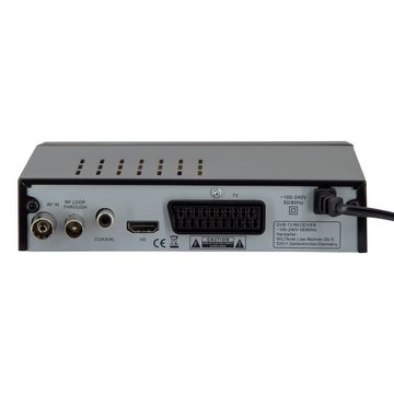PremiumX FTA 540T Full HD Digital DVB-T2 Receiver USB SCART HDMI Antennenkabel DVB-T2 HD Receiver