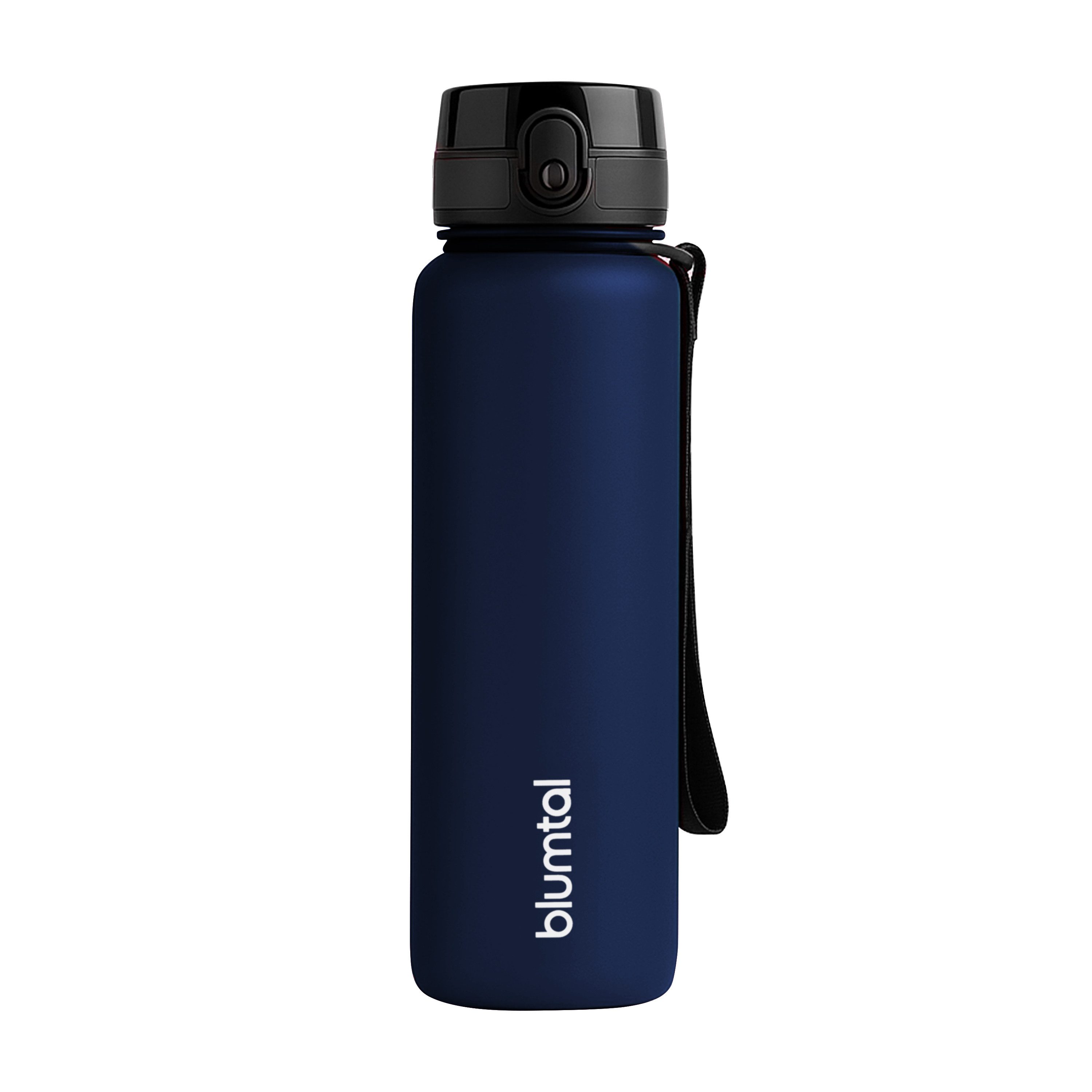 Blumtal Trinkflasche auslaufsichere Trinkflasche Sport + 1-Klick-Verschluss, BPA-freie Wasserflasche mit Sieb - spülmaschinenfest