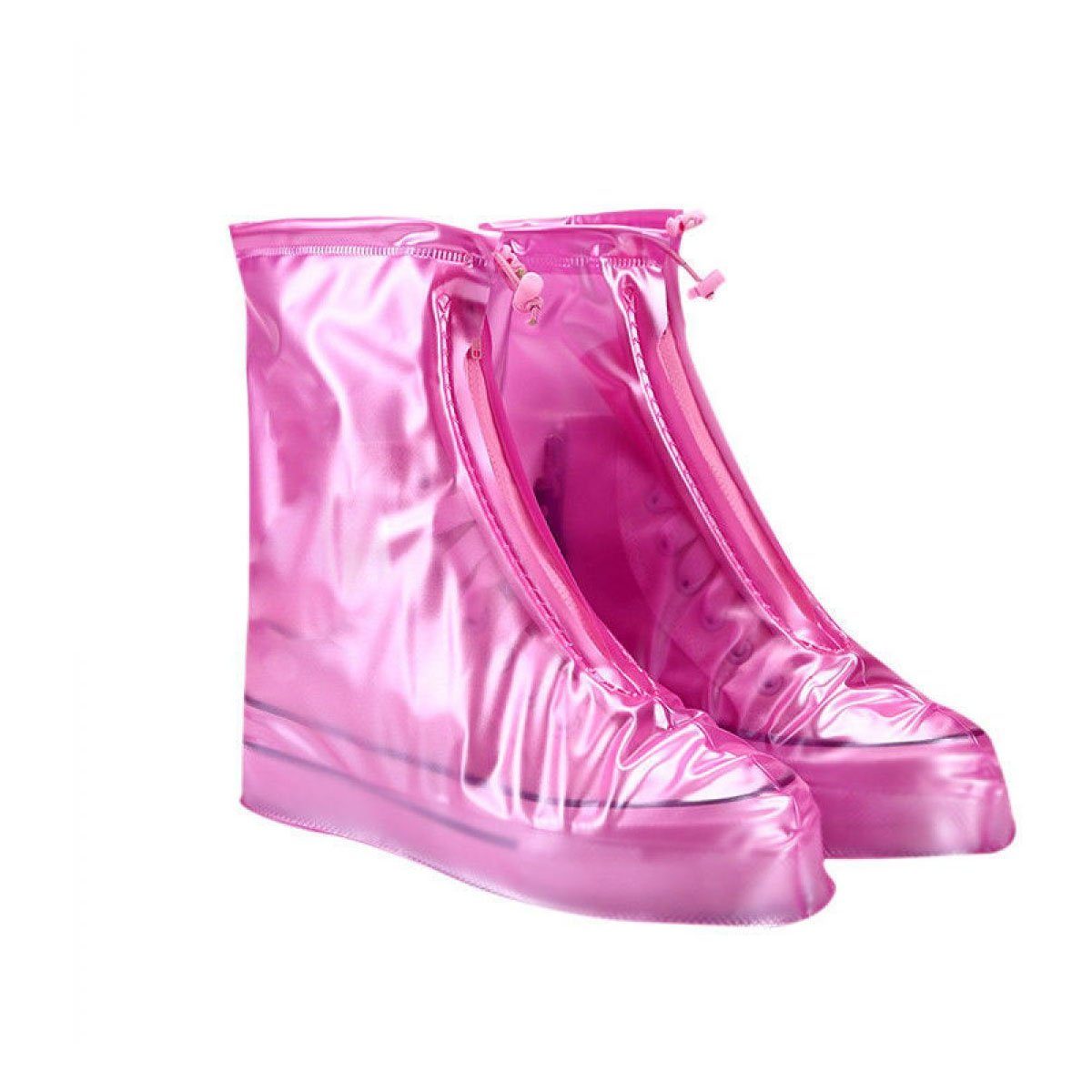 ZmdecQna Schuhüberzieher Regenschutz Schuhe,verstärkter Spitze,wasserdicht Regen rosa