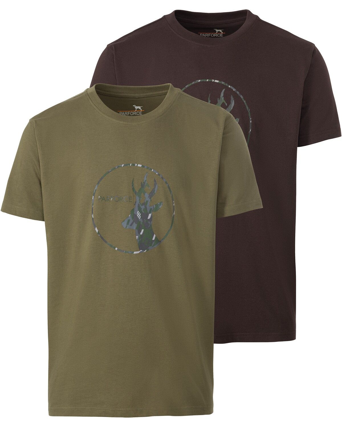 Parforce Essential T-Shirt T-Shirts 2er-Pack Bock Camo günstig online kaufen