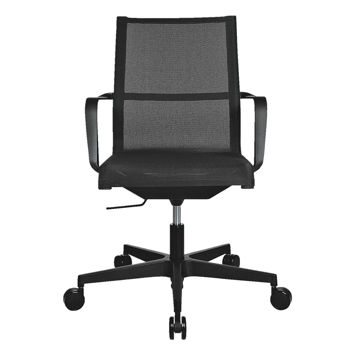 TOPSTAR Schreibtischstuhl Sitness Life 40, mit Armlehnen, Flachsitz, 3D-Sitztechnik und Netzlehne