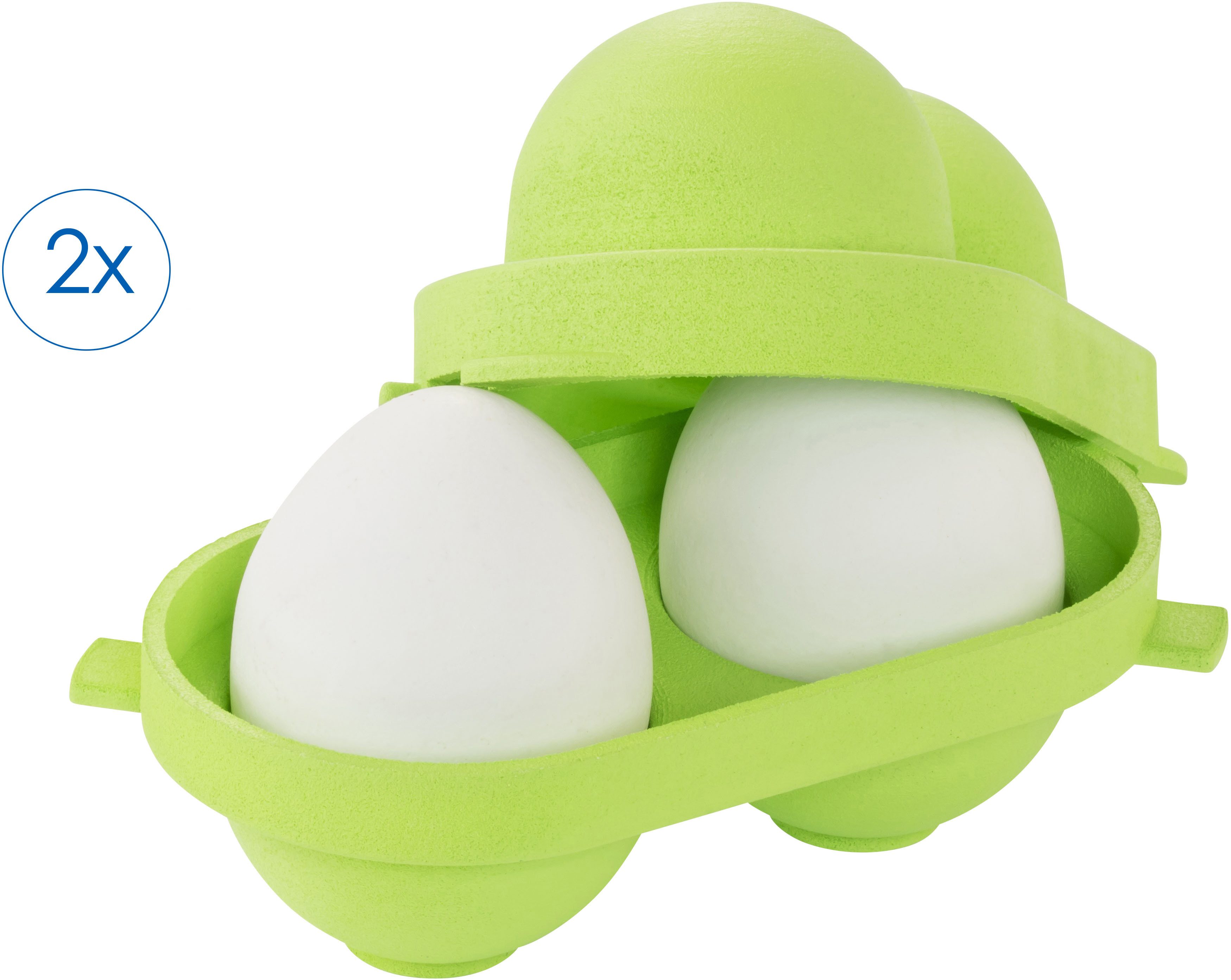 Ruco Lunchbox Eierbox, 2er Set, Kunststoff, (2-tlg), Transportbox, Eierkorb, Made in Germany