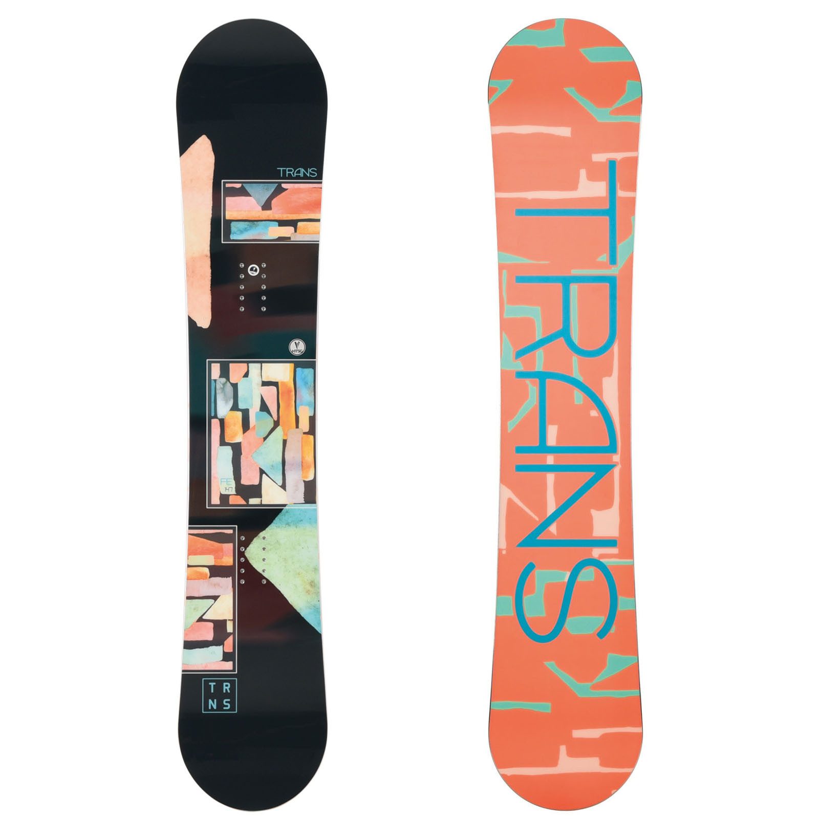 Snowboard Trans Damen Snowboard FE Freestyle 147 cm Schwarz 2024/25