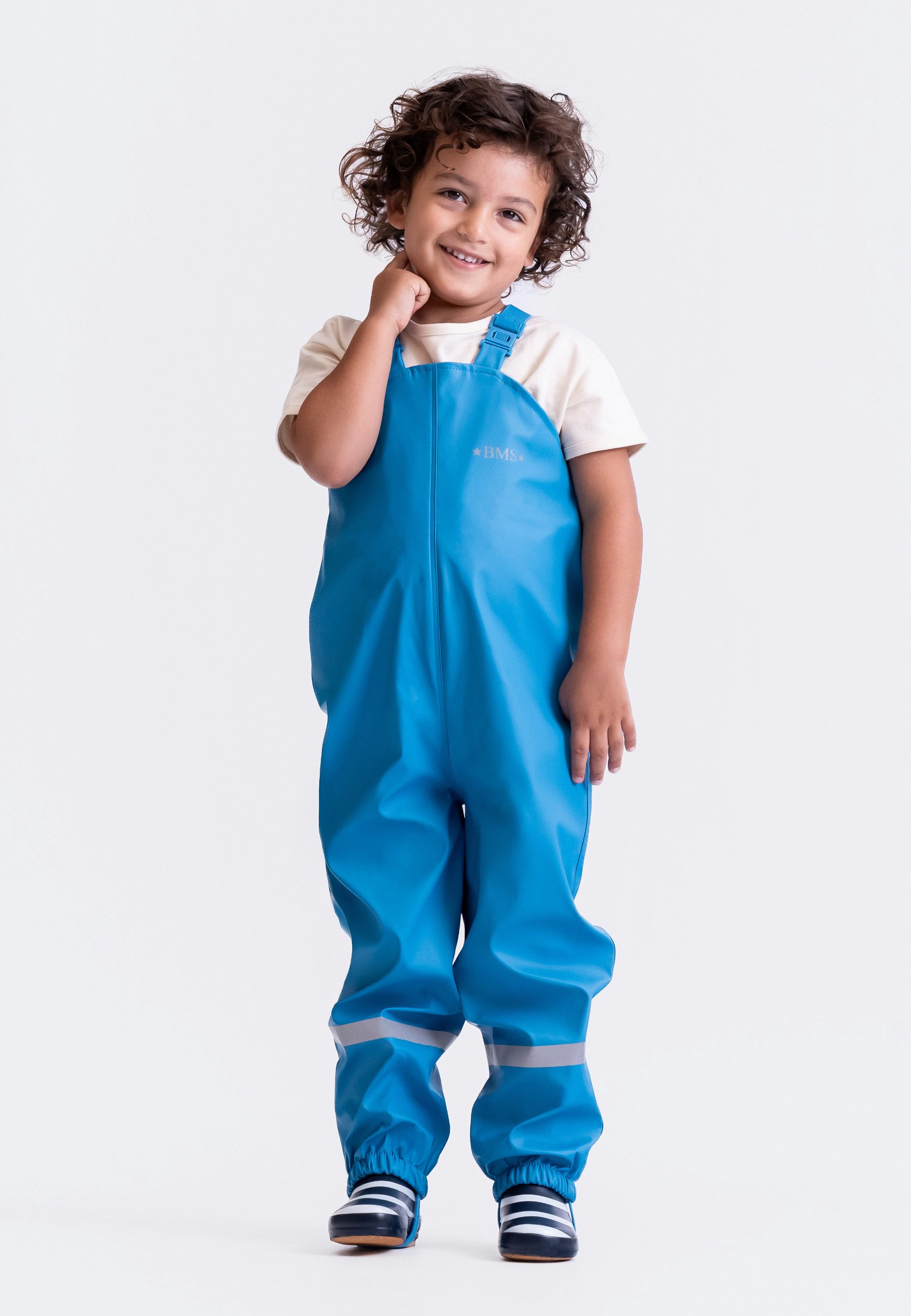 BMS Regen- und Matschlatzhose Räuberwald 100% wasserdichte Regenlatzhose OekoTex zertifiziert