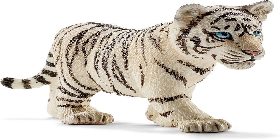 Schleich® Spielfigur Tigerjunges, weiß