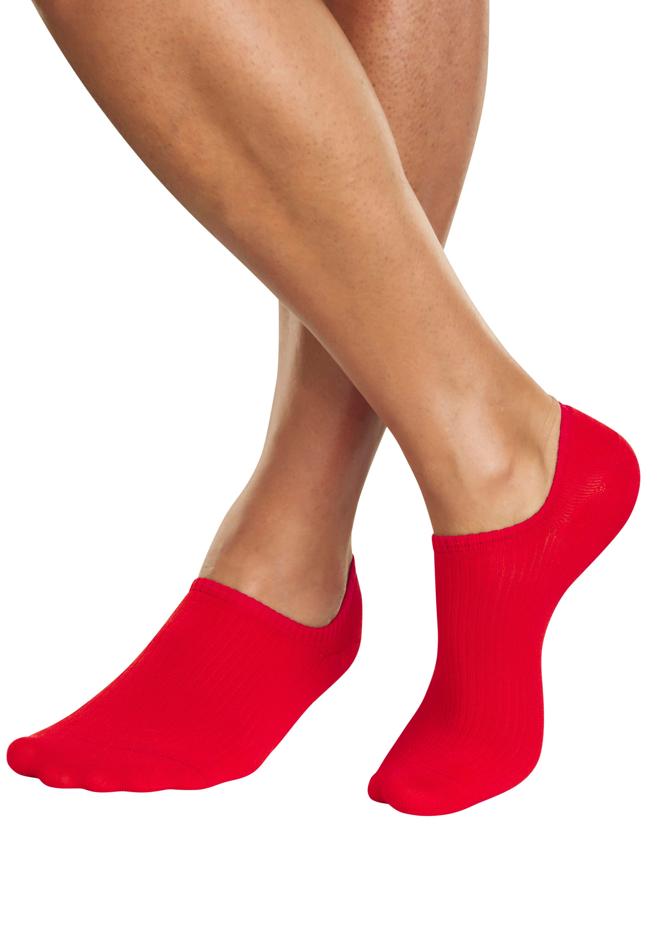 H.I.S Sneakersocken Herren Unsichtbare Füßlinge, Kurz Sneaker Socken (Packung, 7-Paar, No Show) invisible und gerippt