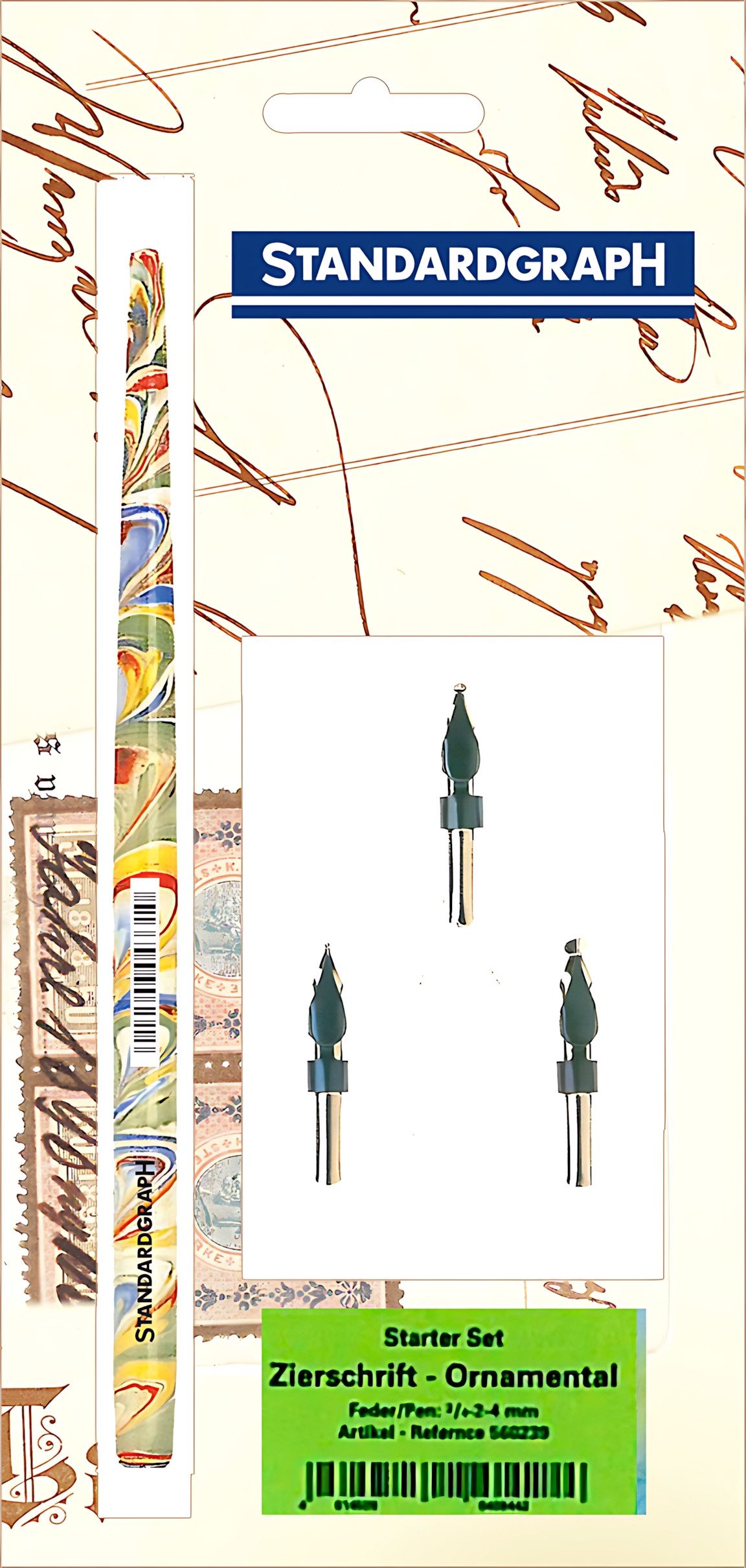 STANDARDGRAPH Kalligraphie-Stift Zierschriftfeder StarterSet STANDARDGRAPH 560239