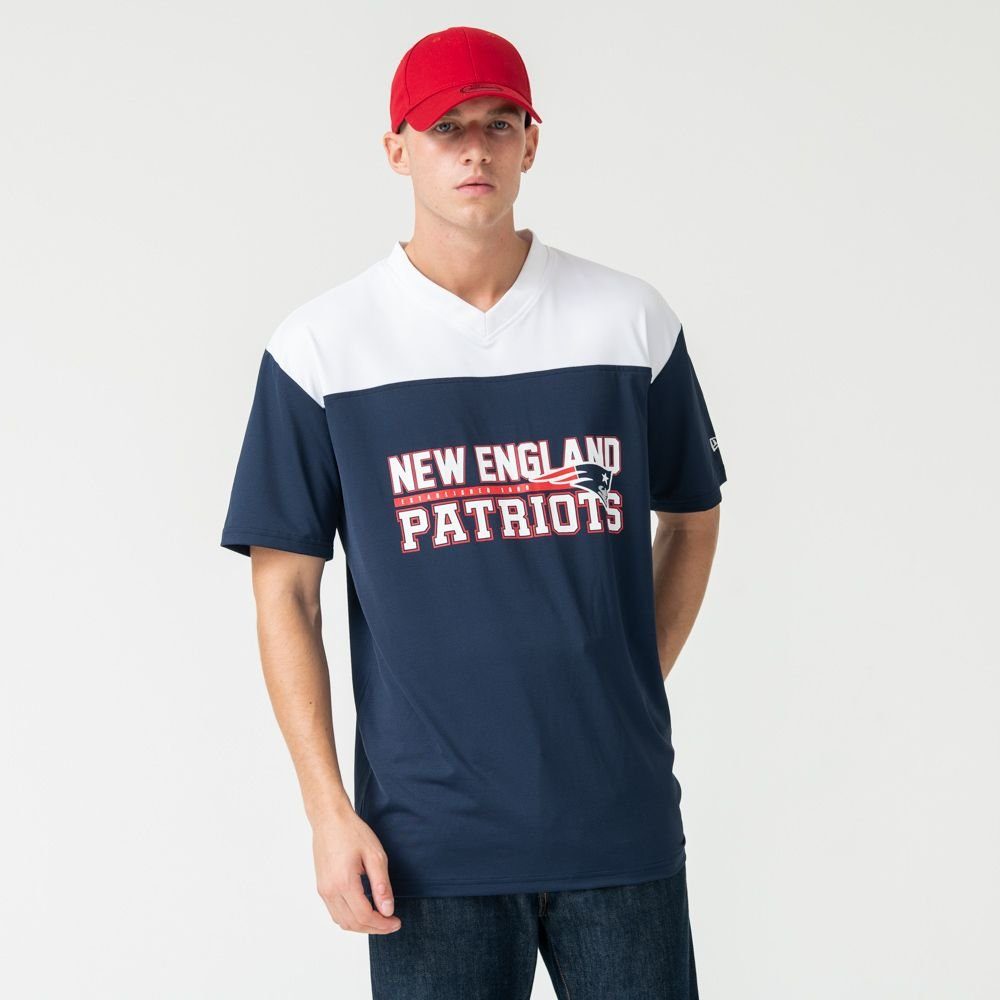 New Era Print-Shirt New Era NFL NEW ENGLAND PATRIOTS Stackes Wordmark OS T-Shirt