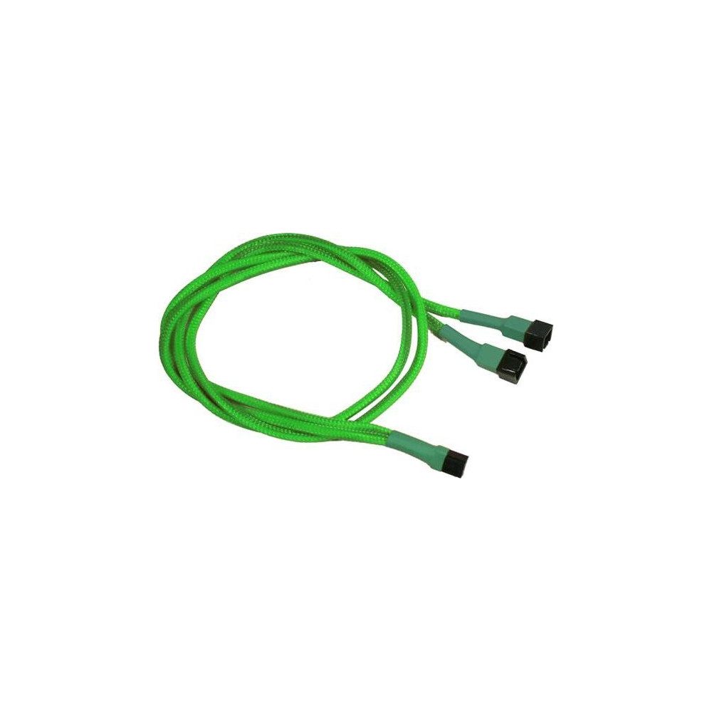 NANOXIA Nanoxia 3-Pin Y-Kabel (0,6m) für PC-Bau und Upgrades. Computer-Kabel, 3-Pin, Hochwertiges Y-Kabel für PC-Bau und Upgrades