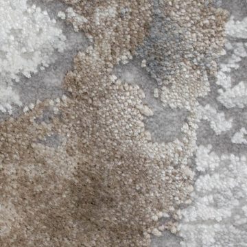 Teppich Abstrakter Designerteppich mit beruhigenden Farbtönen in beige, Carpetia, rechteckig, Höhe: 8 mm