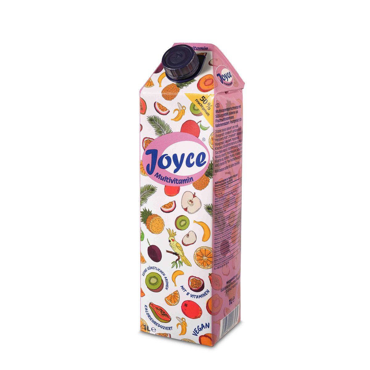 Joyce Saft, Joyce Multivitamin Nektar fruchtig lecker mit Süßungsmitteln 1000ml