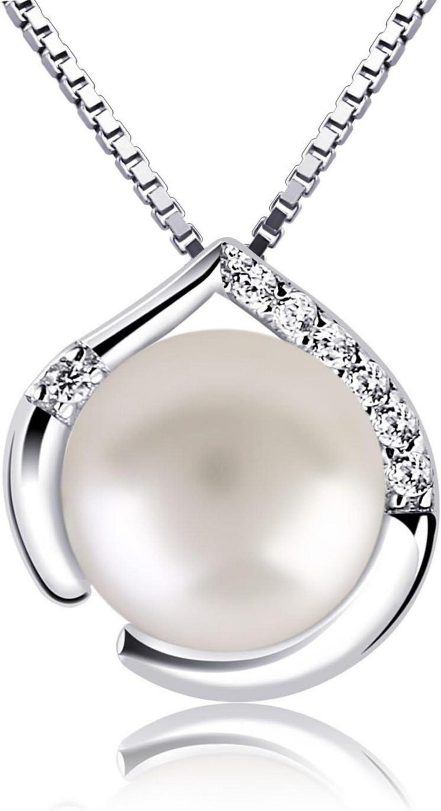 LuxusKollektion Kette und Anhänger Set Perle günstig online kaufen