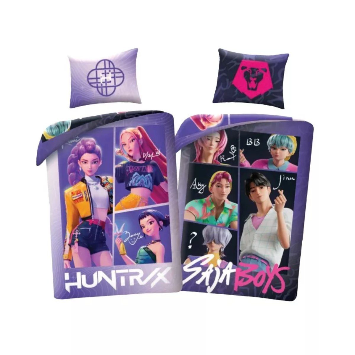 K-Pop Demon Hunters Kinderbettwäsche K-pop Demon Hunters Saja Boys wende-bettwäsche 140×200cm, 70x90 cm
