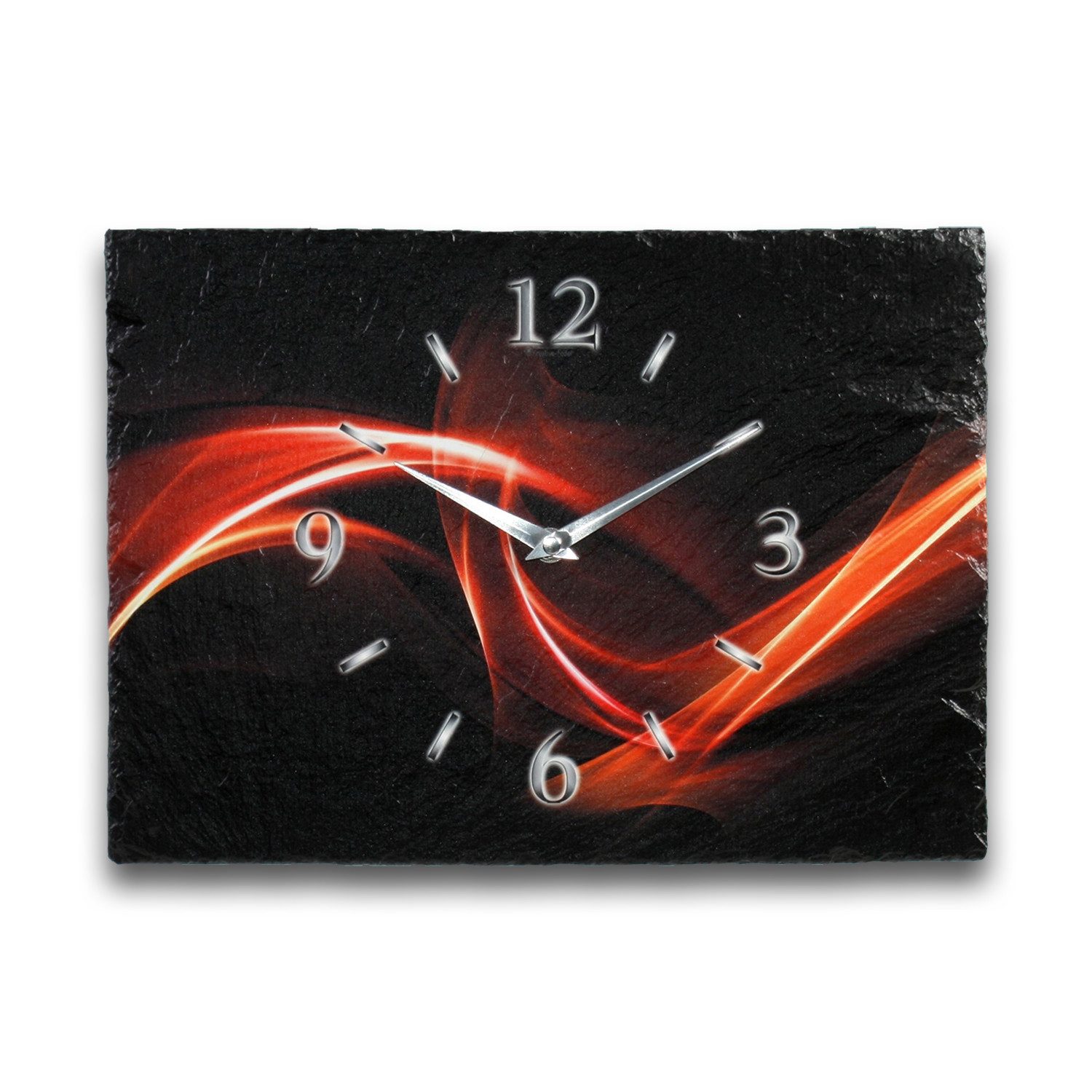 Kreative Feder Wanduhr Design-Wanduhr aus Stein günstig online kaufen
