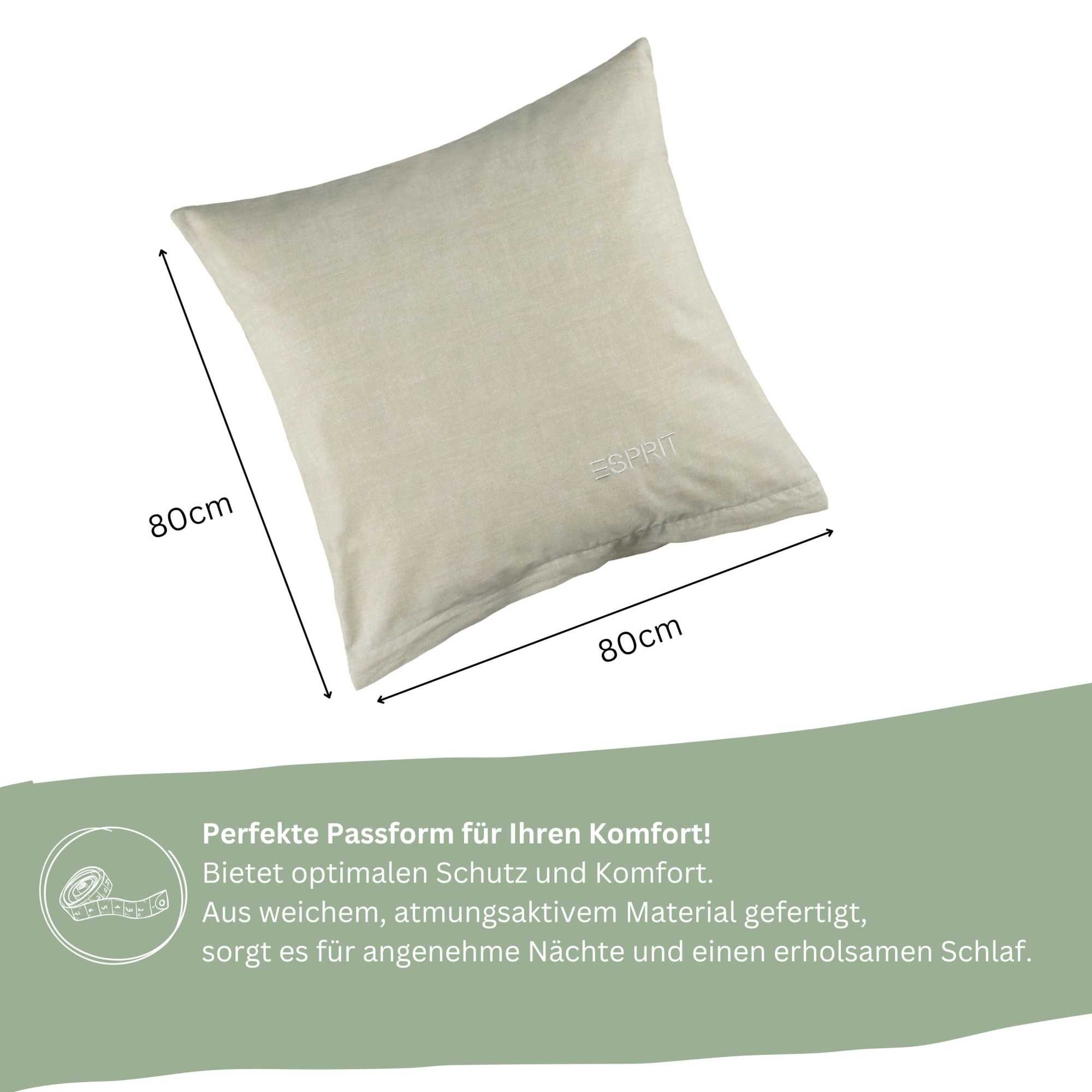 Esprit Bettwäsche HARP Renforcé Kissenbezüge und Bettwäsche, Baumwolle, 1 t günstig online kaufen