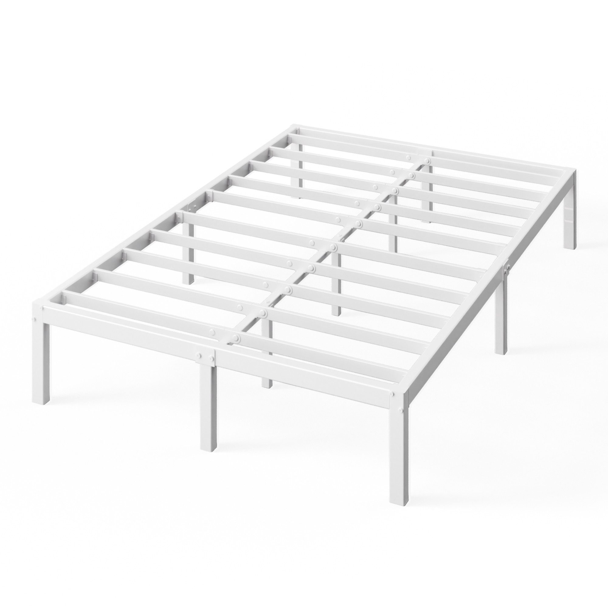 ZINUS Bettgestell Felix Bettrahmen mit Lattenrost, Gästebett (Metallbett, W günstig online kaufen