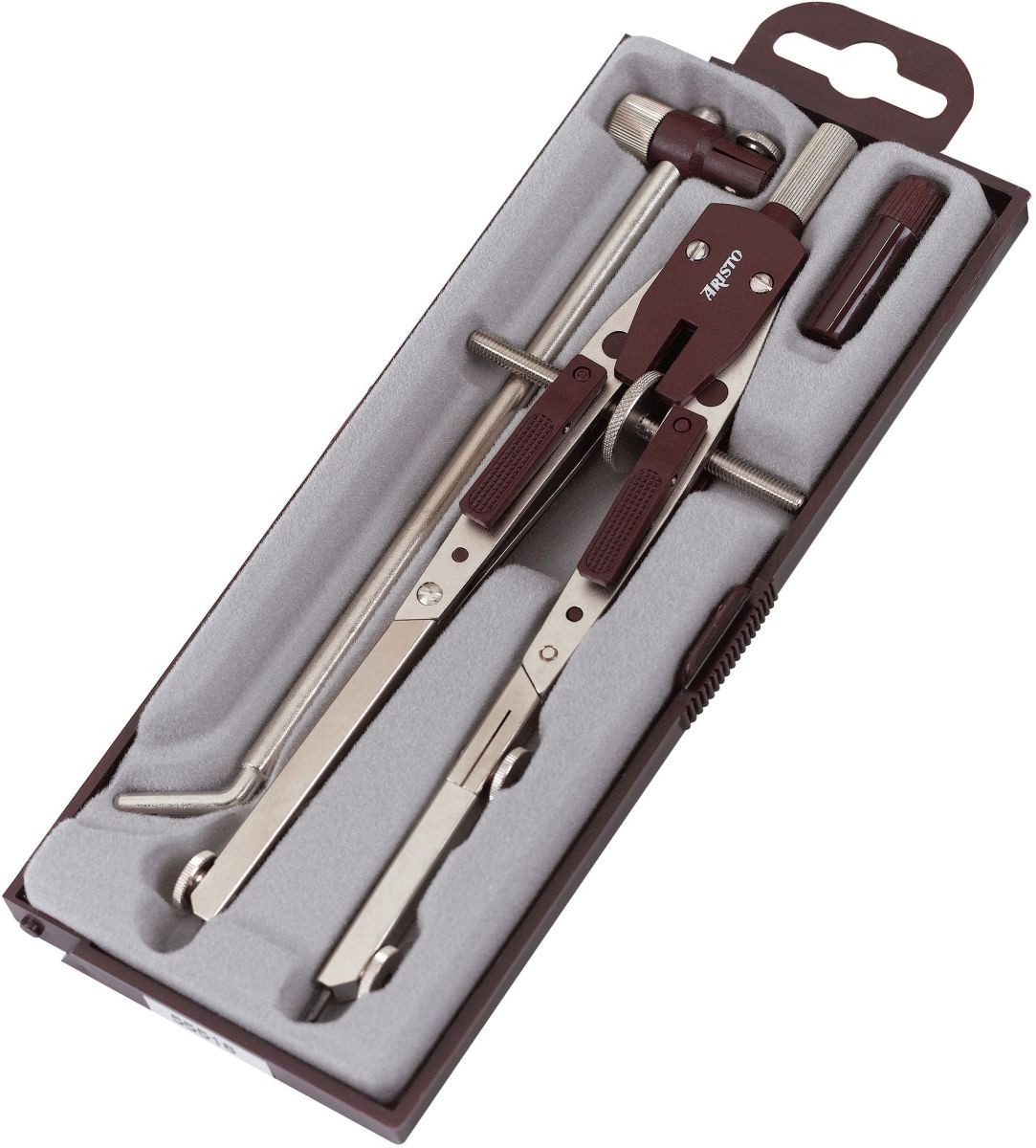 ARISTO Zirkel Schnellverstellzirkel max. 640mm Länge: 170mm weinrot/silber