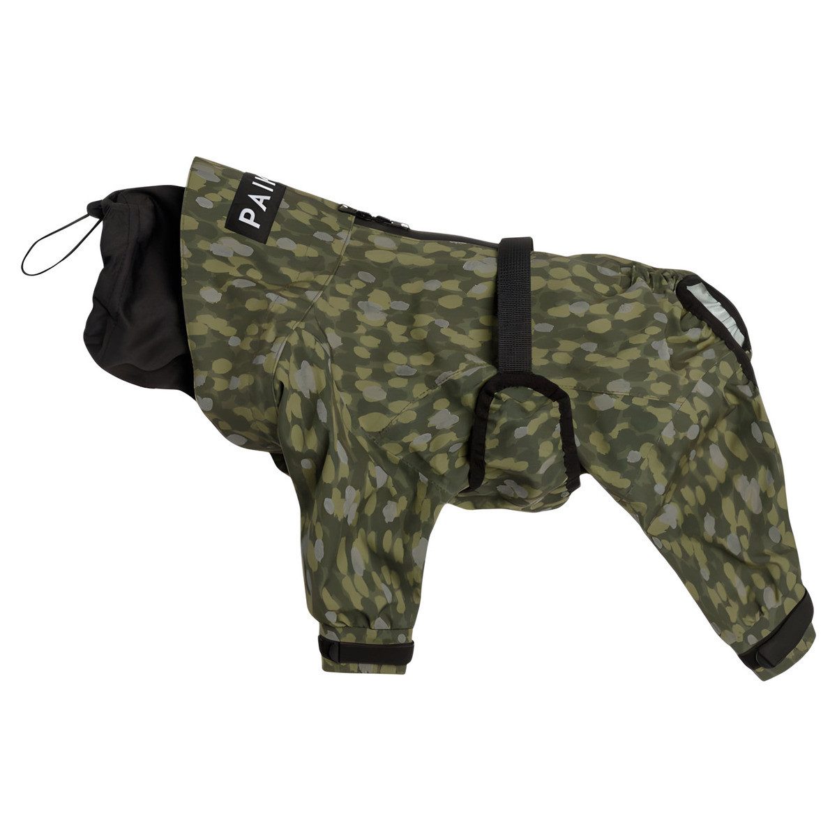 PAIKKA Hundeoverall Hunde Regen Overall "Rain Suit" green