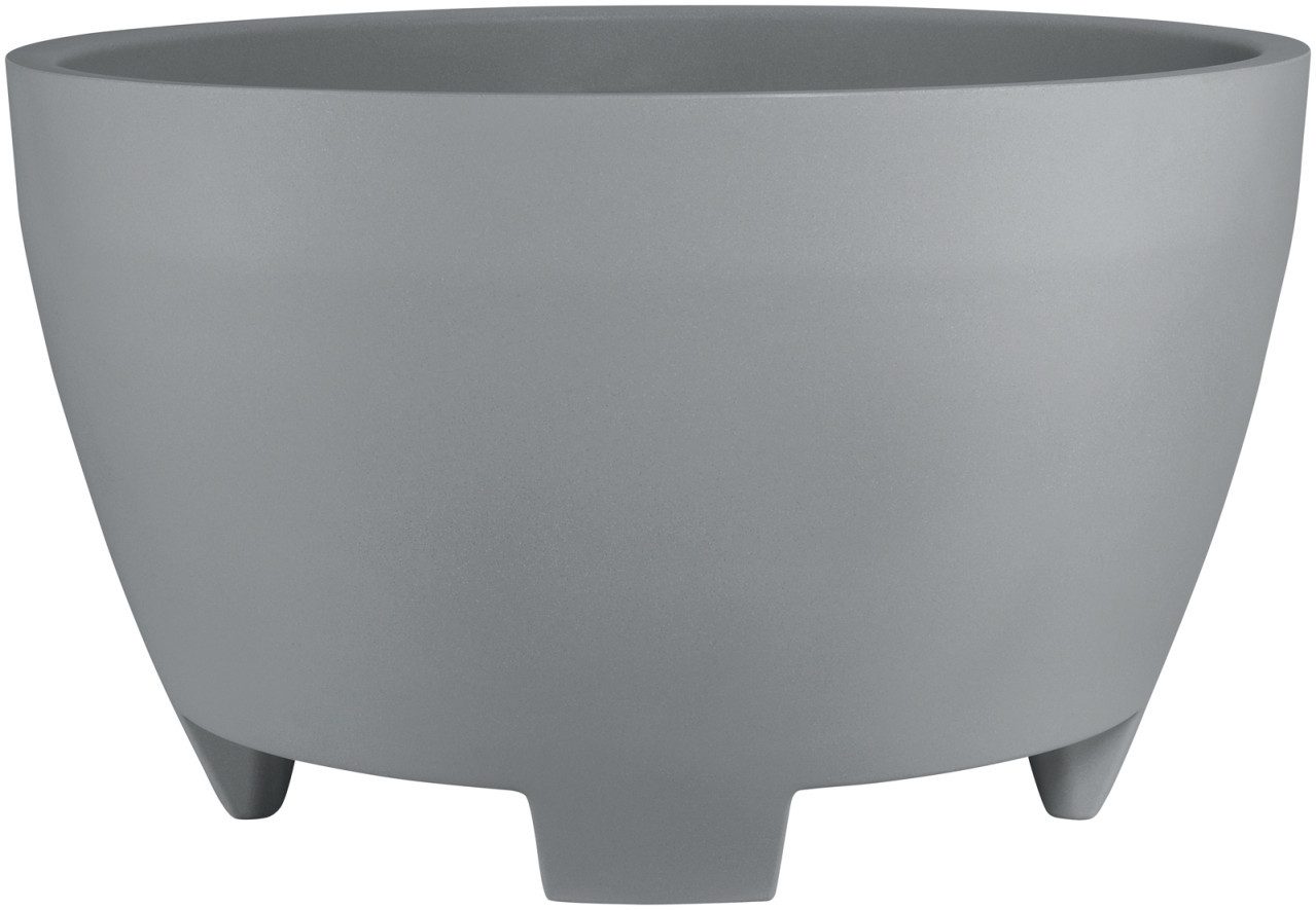 Geli Pflanzkübel Geli Pflanzkübel Megalos Kunststoff hellgrau Ø 98