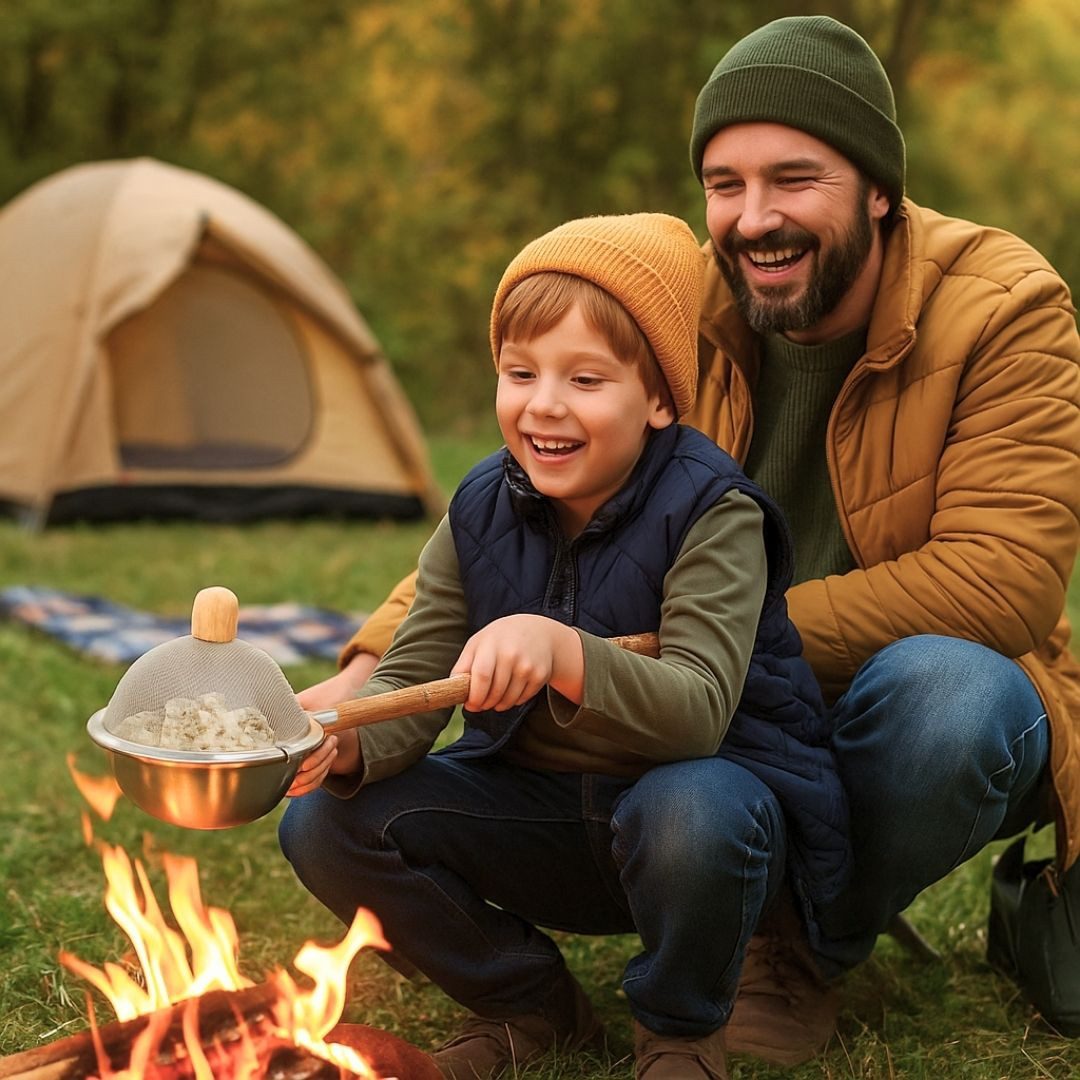 Topanbieter999 Popcorn-Pfanne, Edelstahl