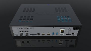 Gigablue UHD Quad 4K 2xDVB-S2 FBC Twin Tuner CI LAN PVR E2 NEU OVP + 2TB HDD SAT-Receiver