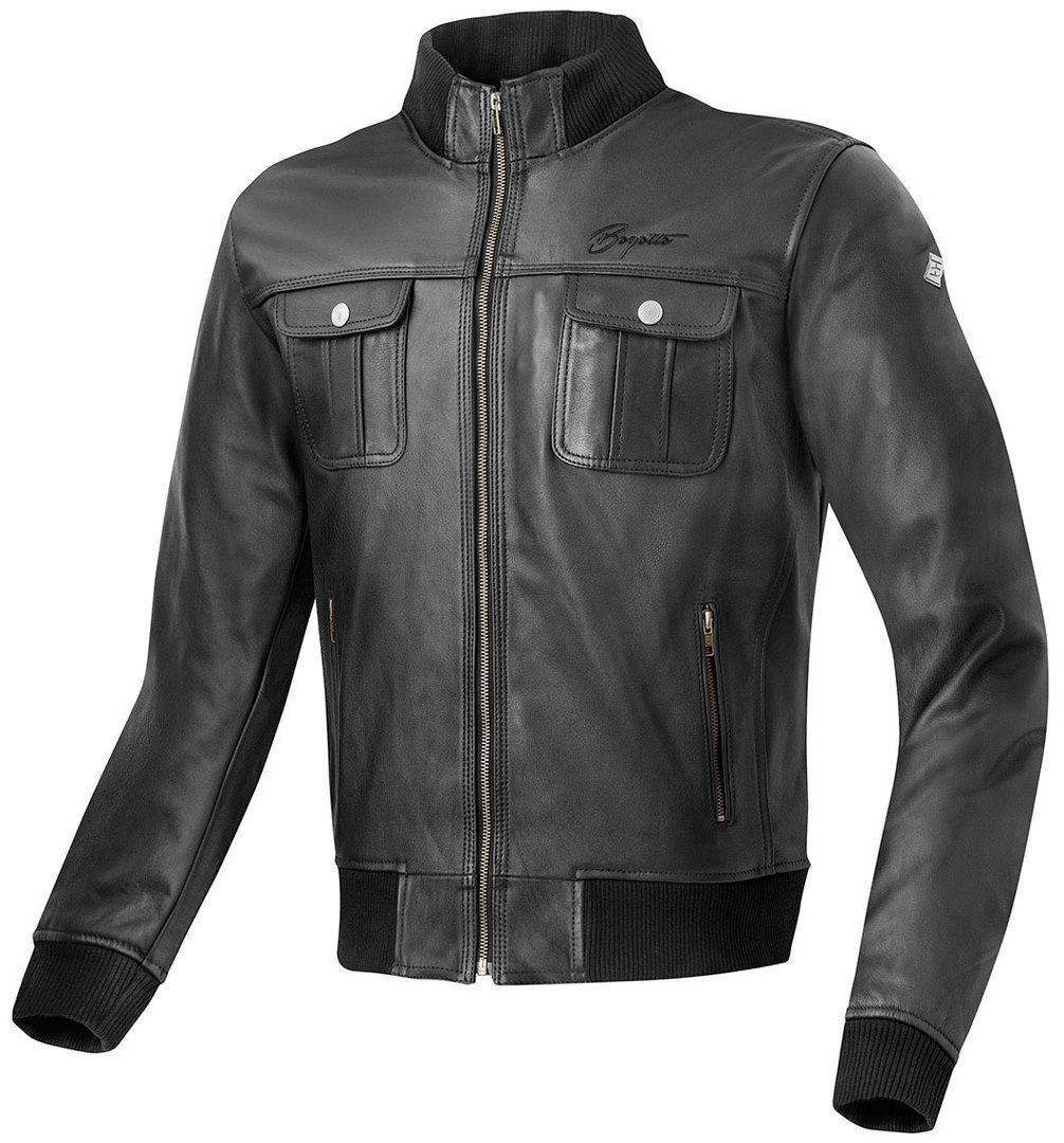 Bogotto Motorradjacke Brooklyn Motorrad Lederjacke reißverschluss
