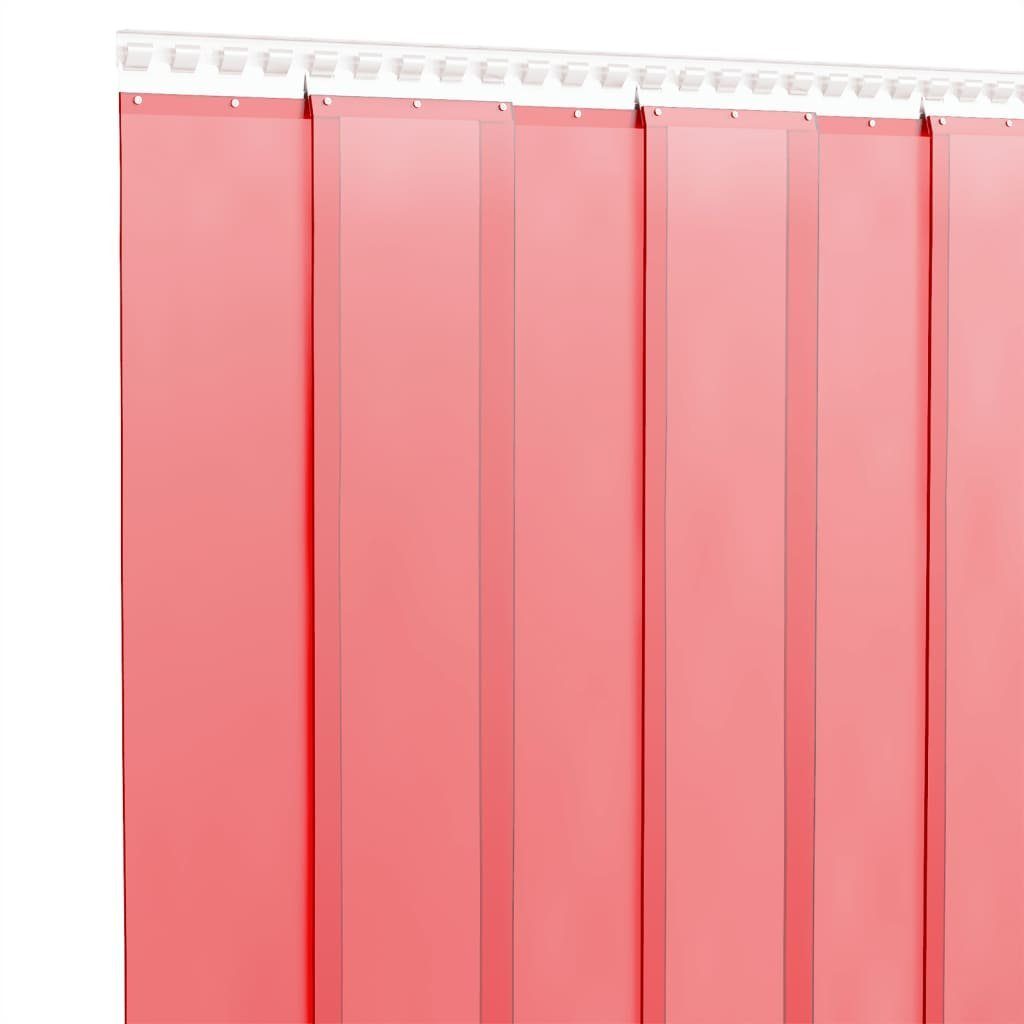 Vorhang Türvorhang Rot 200x1,6 mm St) m PVC, furnicato, 25 (1