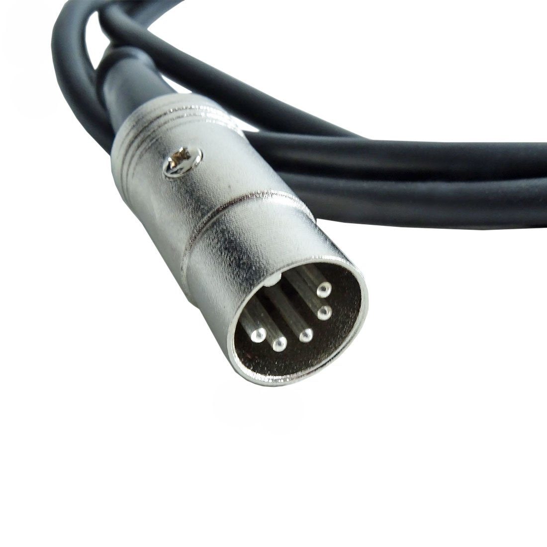 keepdrum keepdrum MIDI-001 Midi-Kabel 2m Audio-Kabel, (200 cm), Midi-Kabel 2m