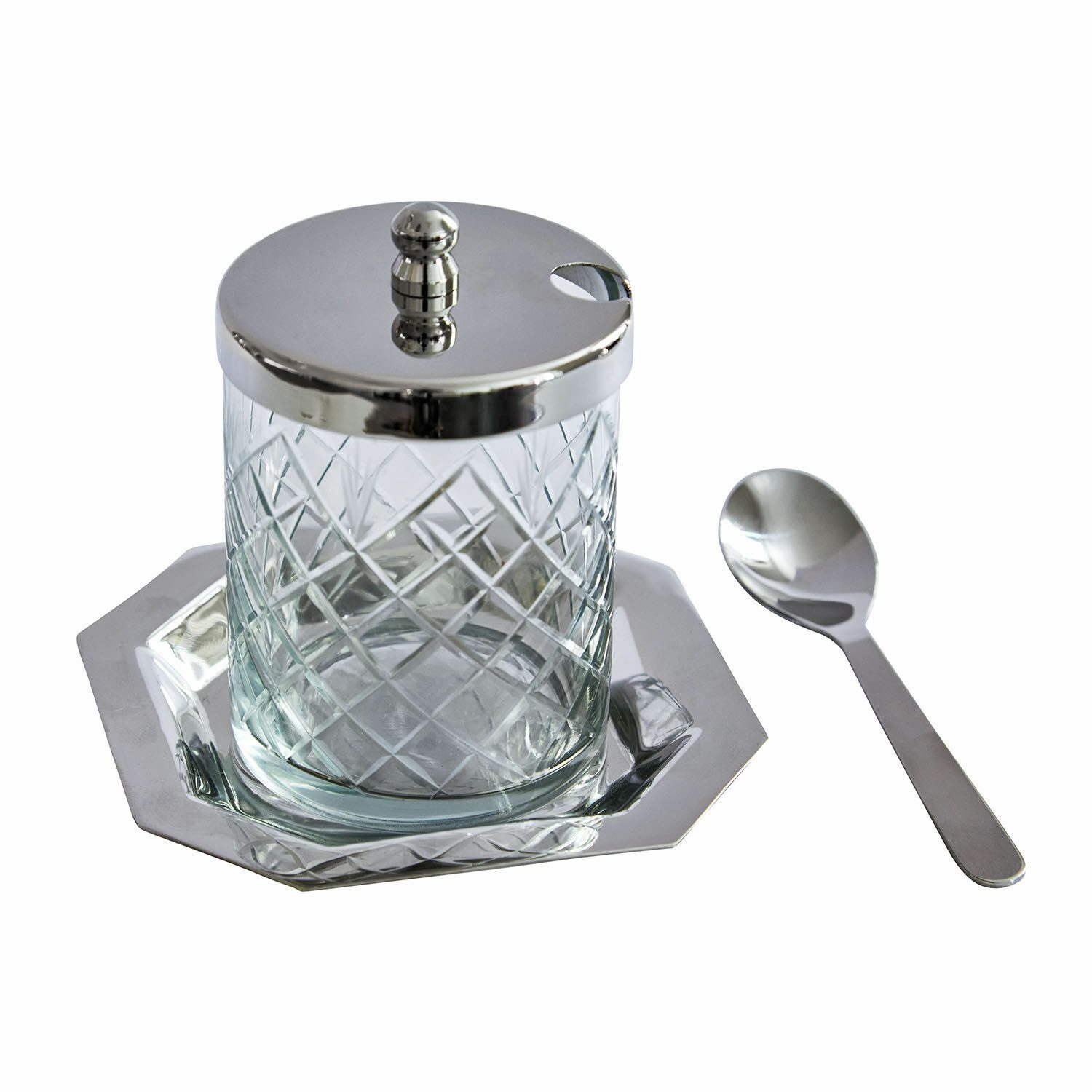 Mirabeau Vorratsdose Glasdose Mornais silber/klar, Glas, Edelstahl – Bild 2 von 4
