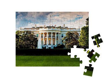 puzzleYOU Puzzle Das Weiße Haus, Washington, D.C., USA, 48 Puzzleteile, puzzleYOU-Kollektionen USA