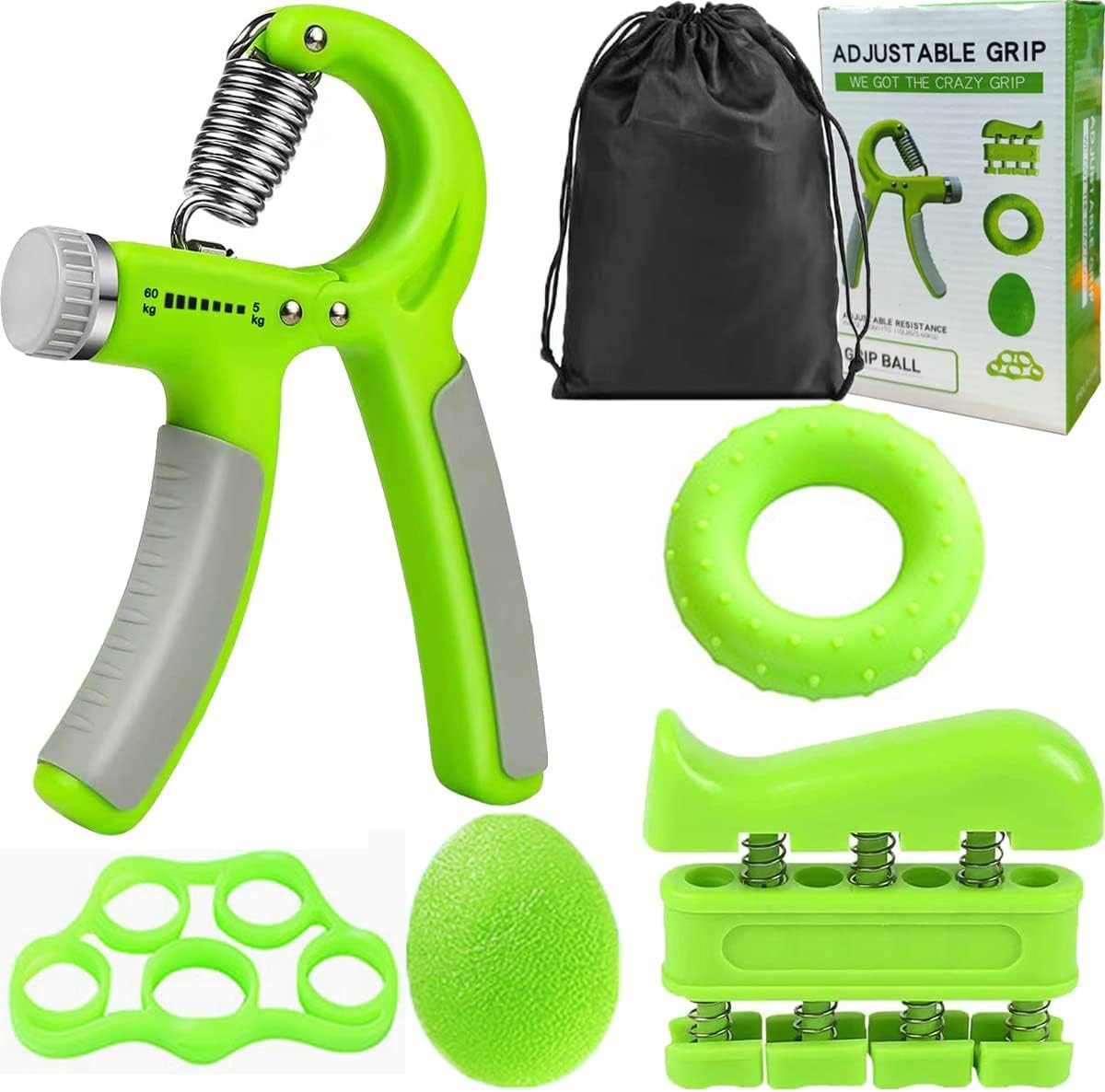 Handmuskeltrainer Handtrainer Fingertrainer, Griffkraft Trainer Trainingsset