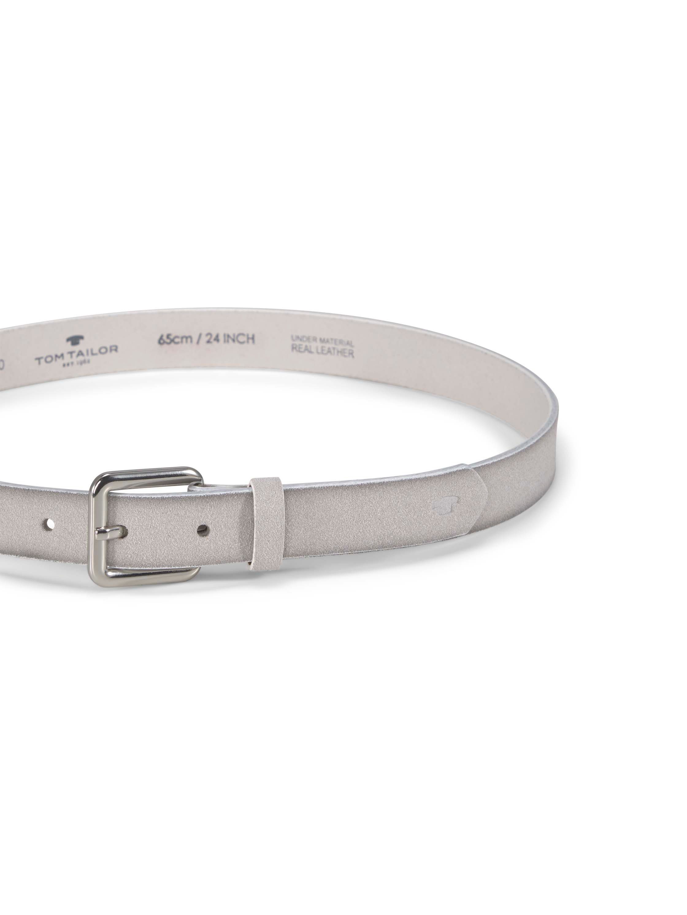 TOM TAILOR Synthetikgürtel TTDAISY 2,5 cm breiter Kinder Gürtel, Mädchen, Veloursleder-Optik