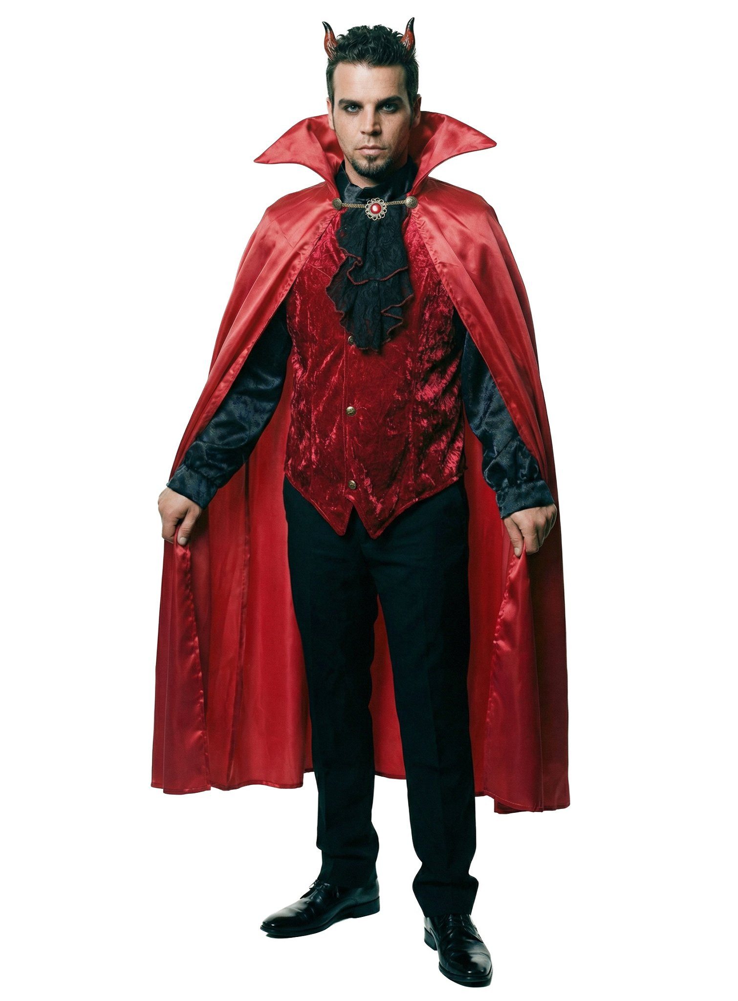 In Character Teufel-Kostüm Teufel - Karnevalskostüm Faschingskostüm Herren, Teuflisches Halloween-Kostüm für Männer