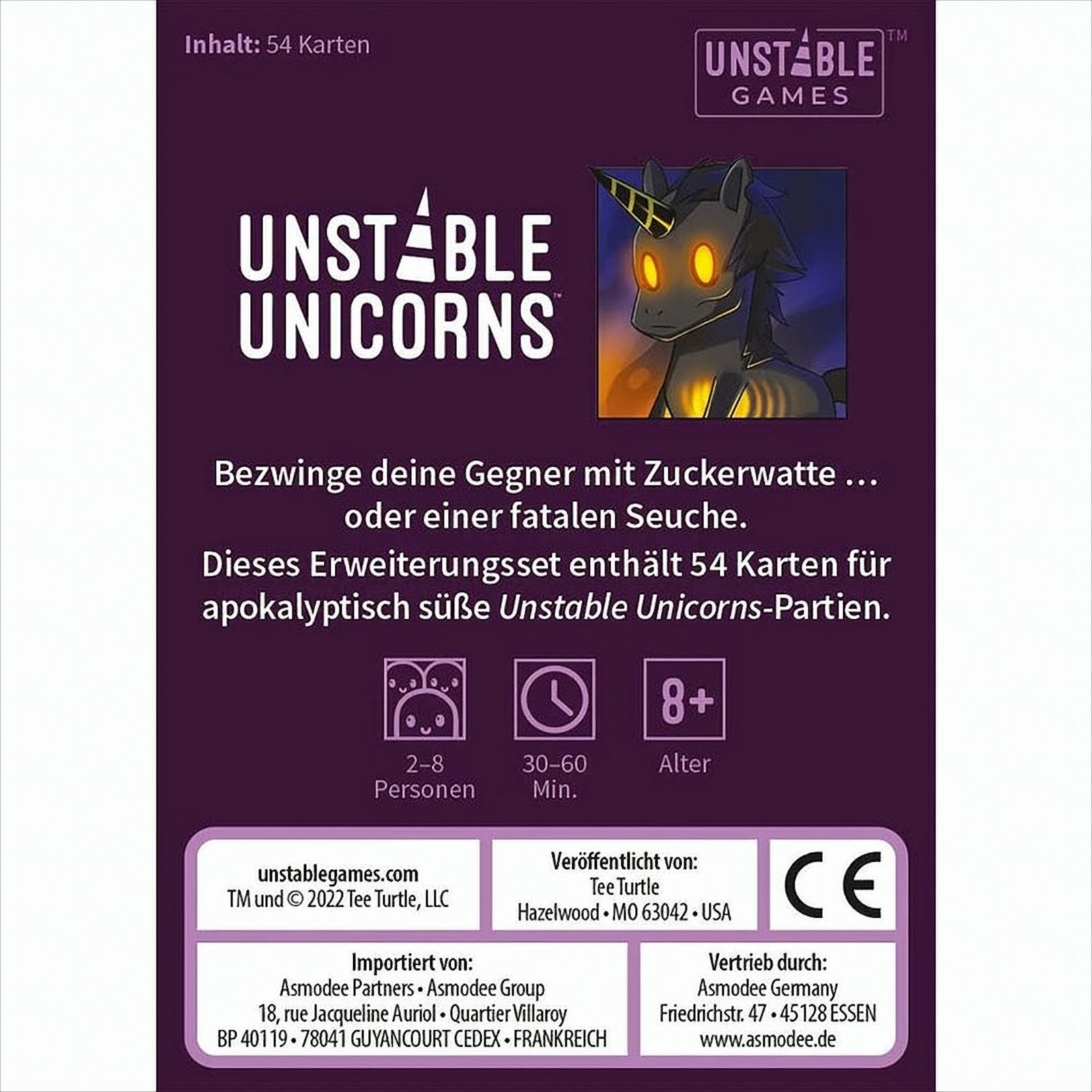 Asmodee Spiel Unstable Games - Regenbogen-Apokalypse Erweiterungsset