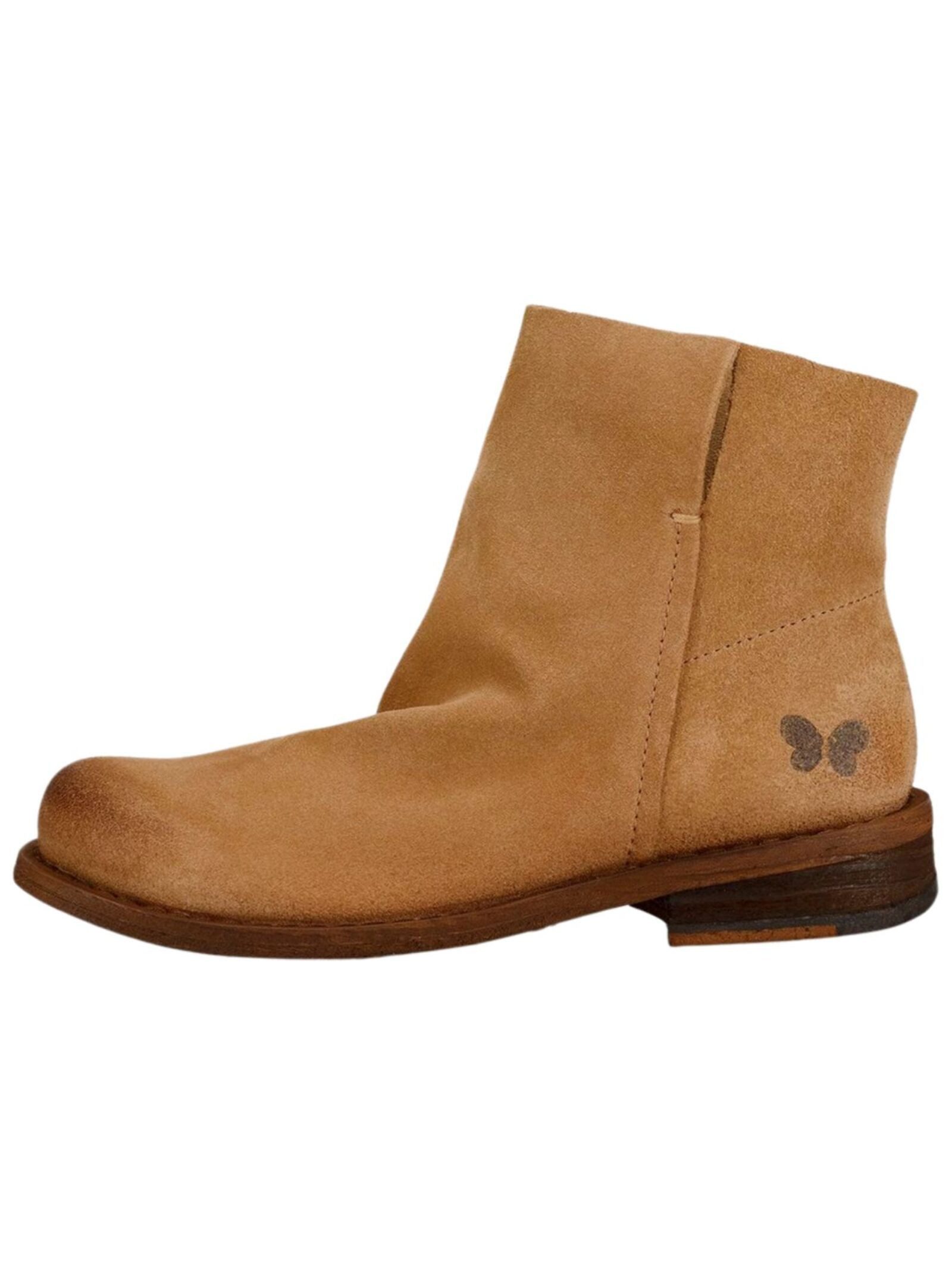 Felmini Wide Fit Stiefelette Veloursleder Stiefelette günstig online kaufen