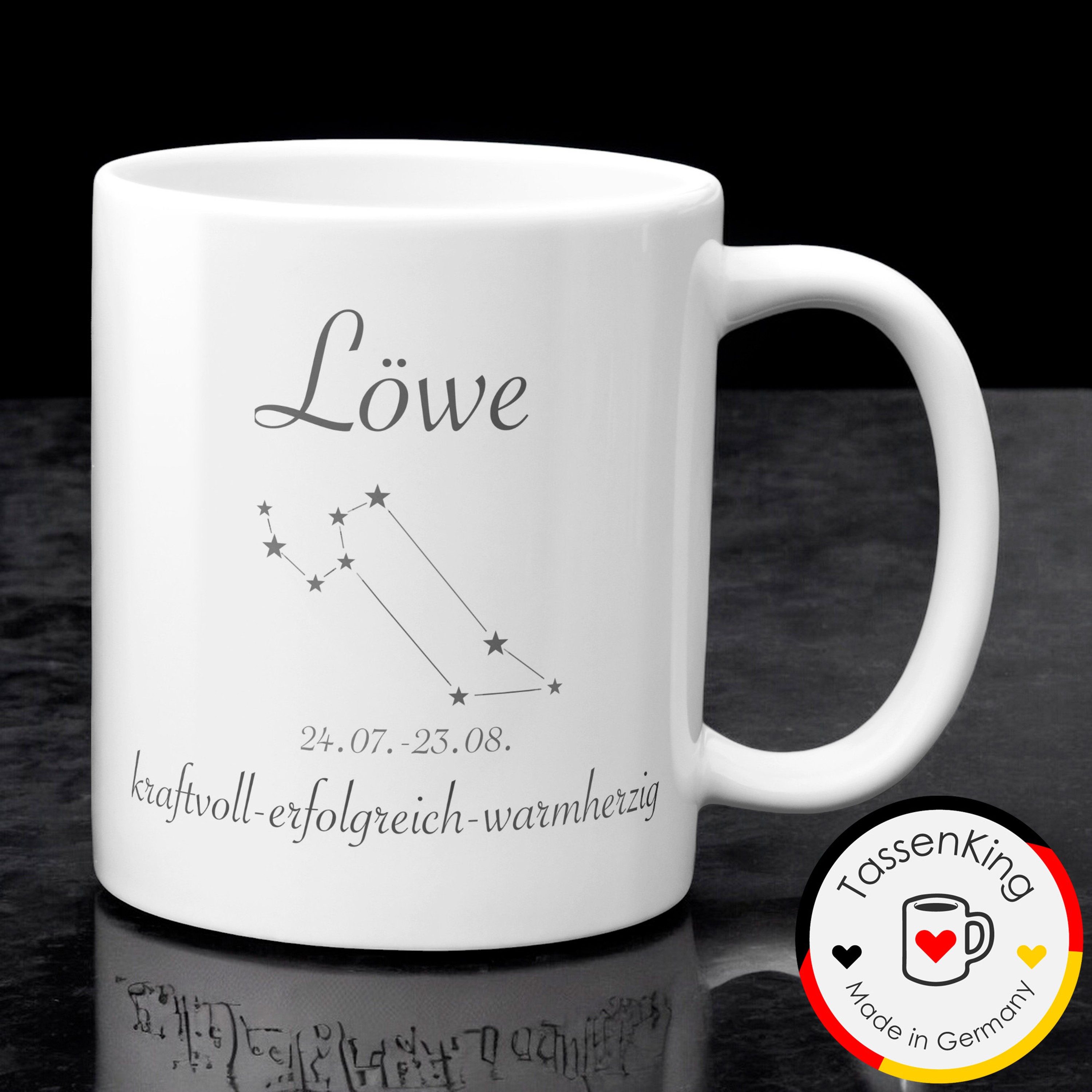 TASSENKING Tasse, Sternzeichen Löwe - Tasse