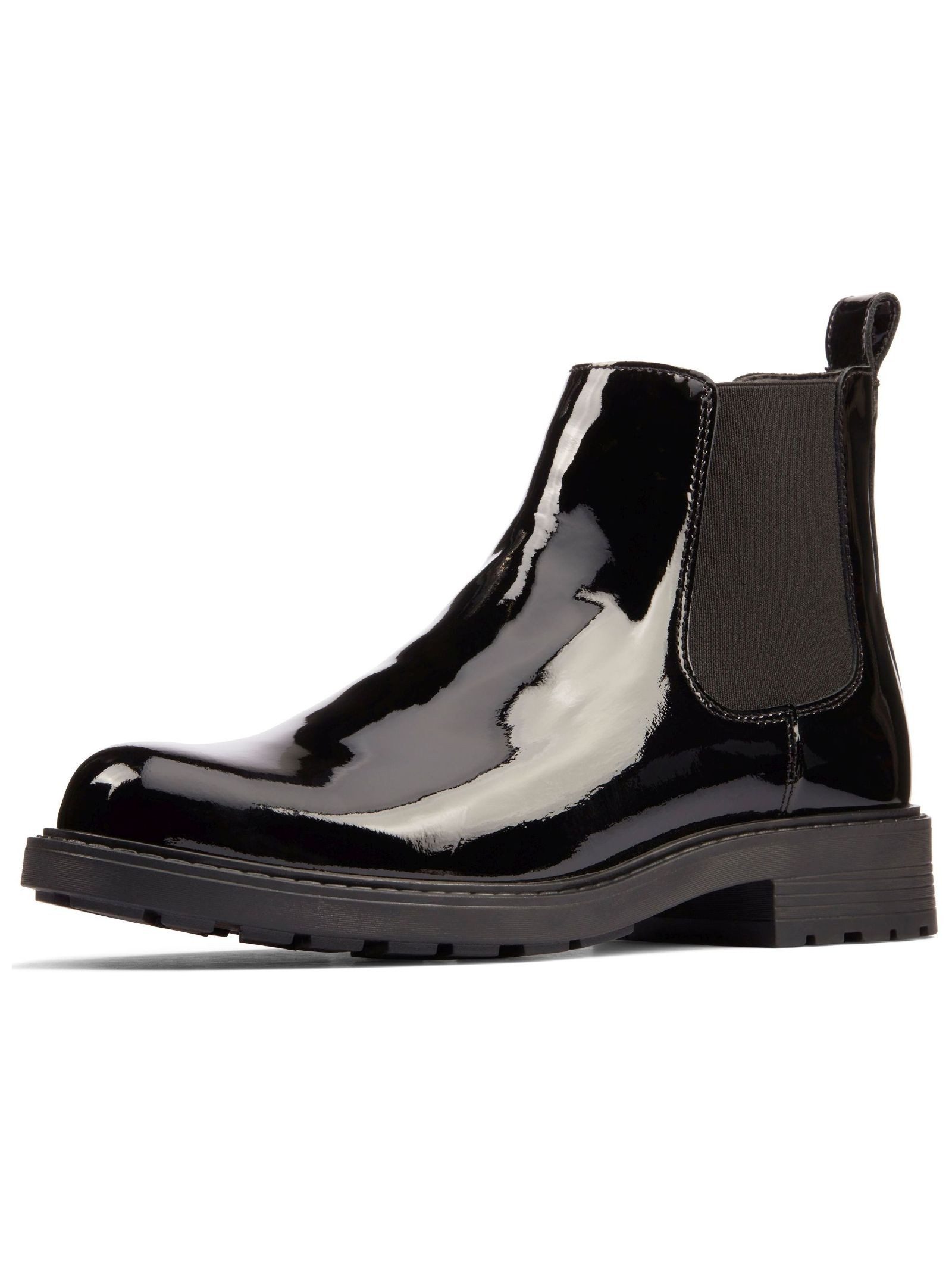 Stiefelette Leder/Textil Stiefelette