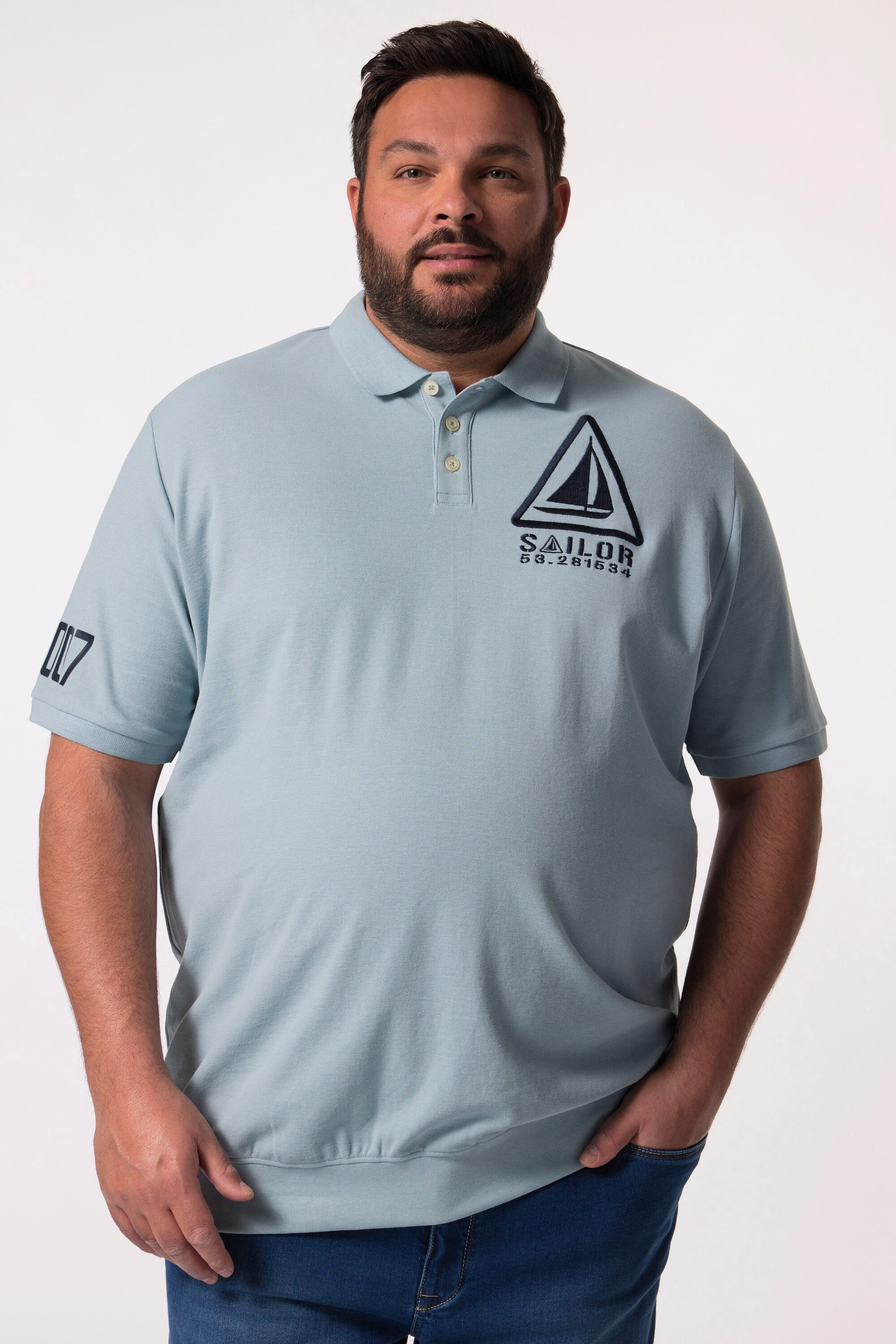 Men Plus Poloshirt Men+ Poloshirt Bauchfit günstig online kaufen