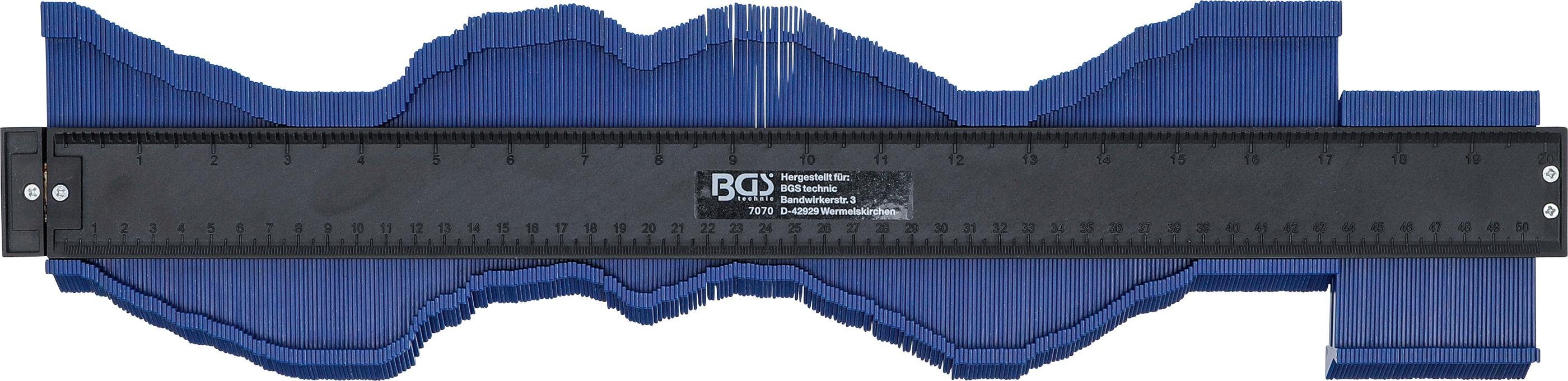 BGS Demontagewerkzeug Konturenlehre, technic 510 mm