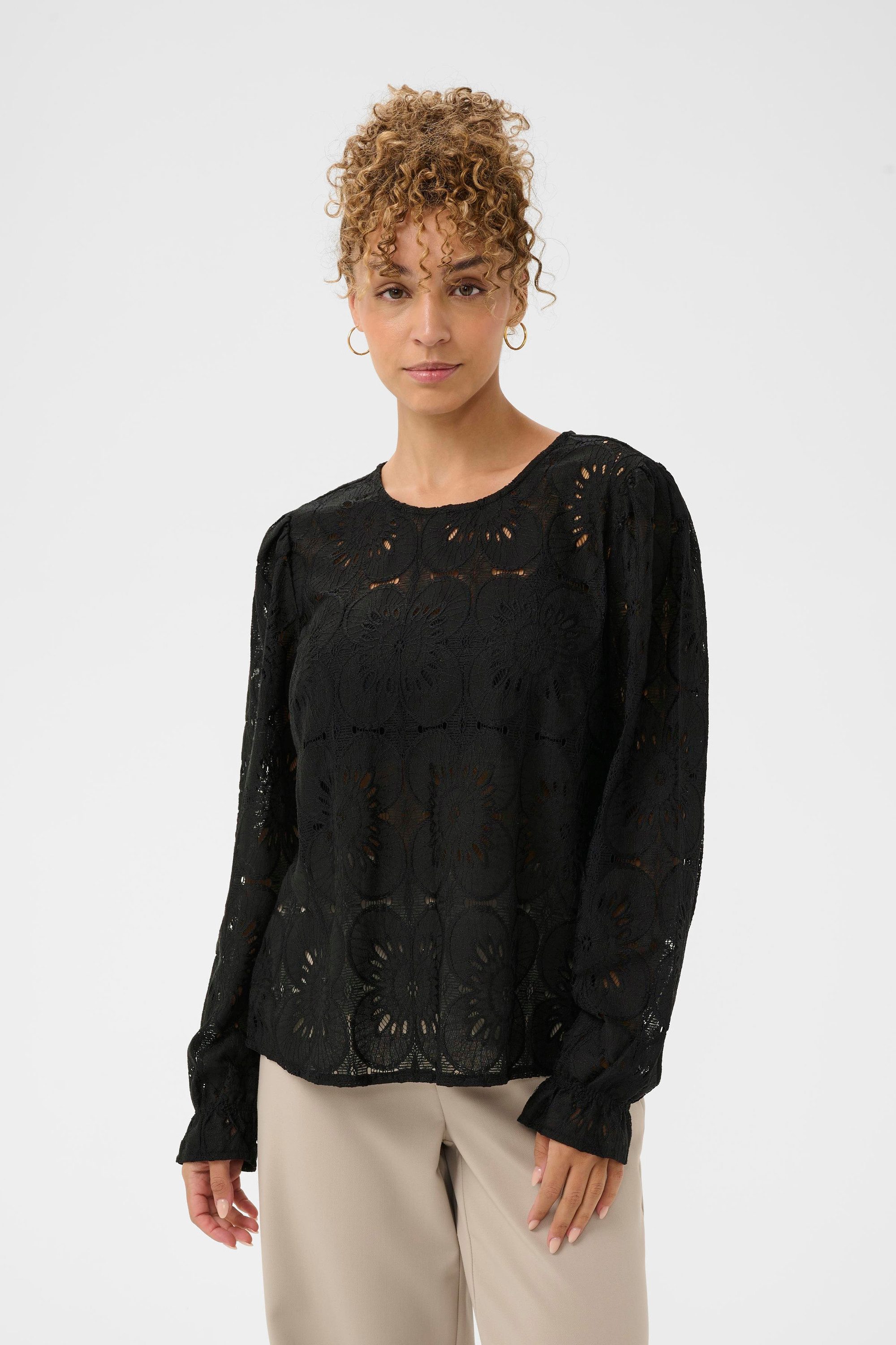 Langarmbluse Langarm-Bluse CRLibby
