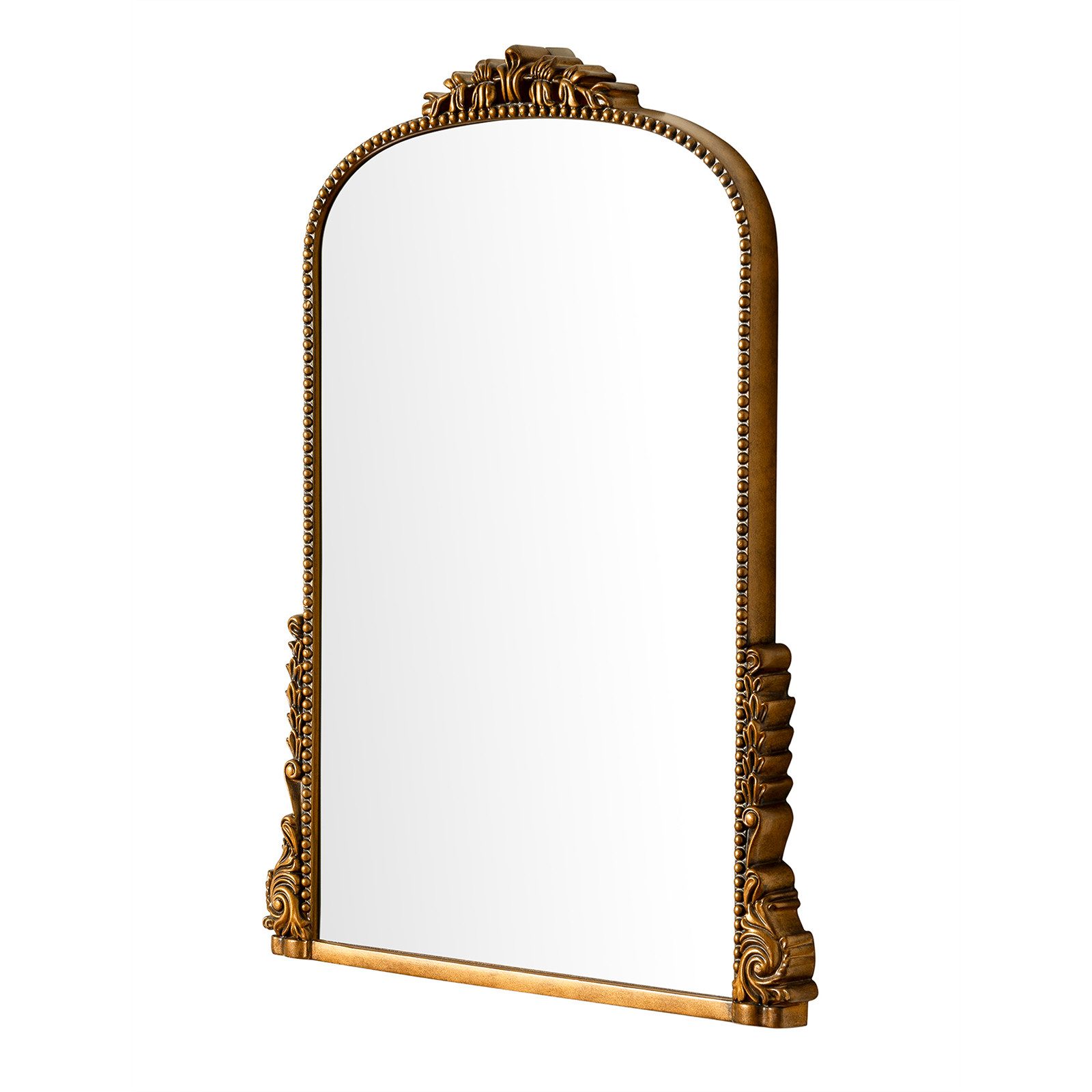 Yorbay Wandspiegel Barock Декоративное зеркало Vintage Design, mit Holz Rahmen, Groß 60x80 cm, Зеркалоfläche mit edlem Facettenschliff, Gold