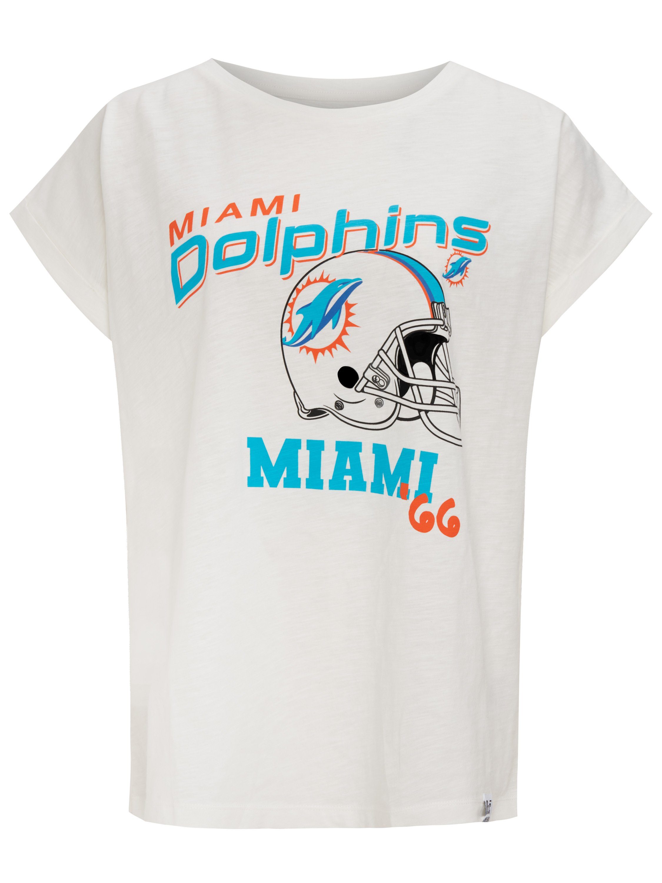 Damen Shirts Recovered T-Shirt Miami Dolphins (1-tlg)