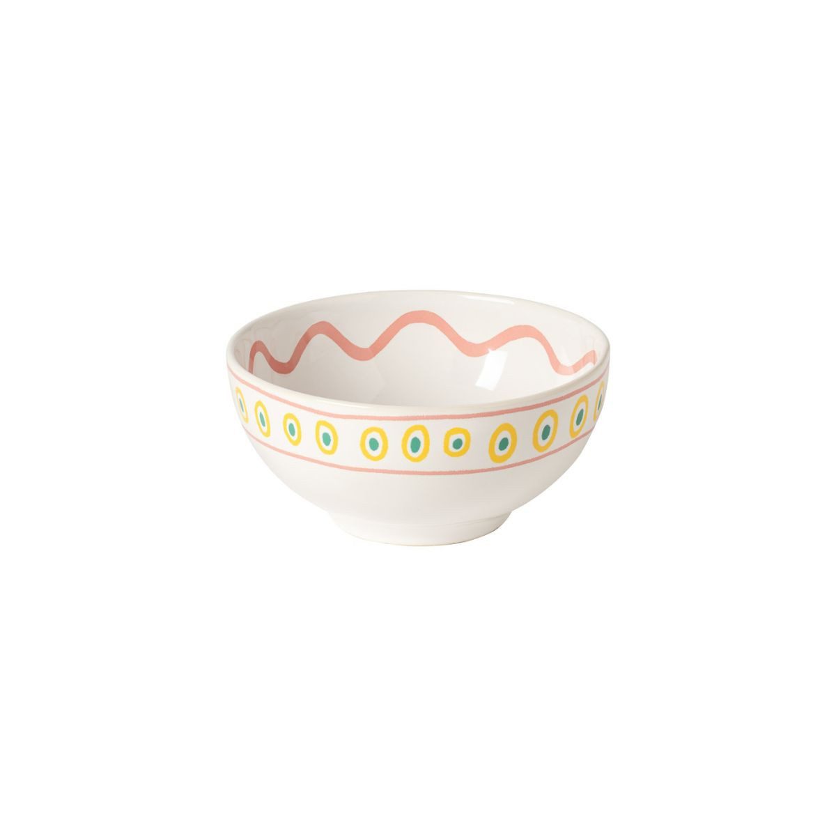 Costa Nova Müslischale Summer Bliss, Tulip Weiß, Ø 16,3 cm, Keramik, (1-tlg), Ø ca. 16,3 cm, Höhe ca. 7,8 cm