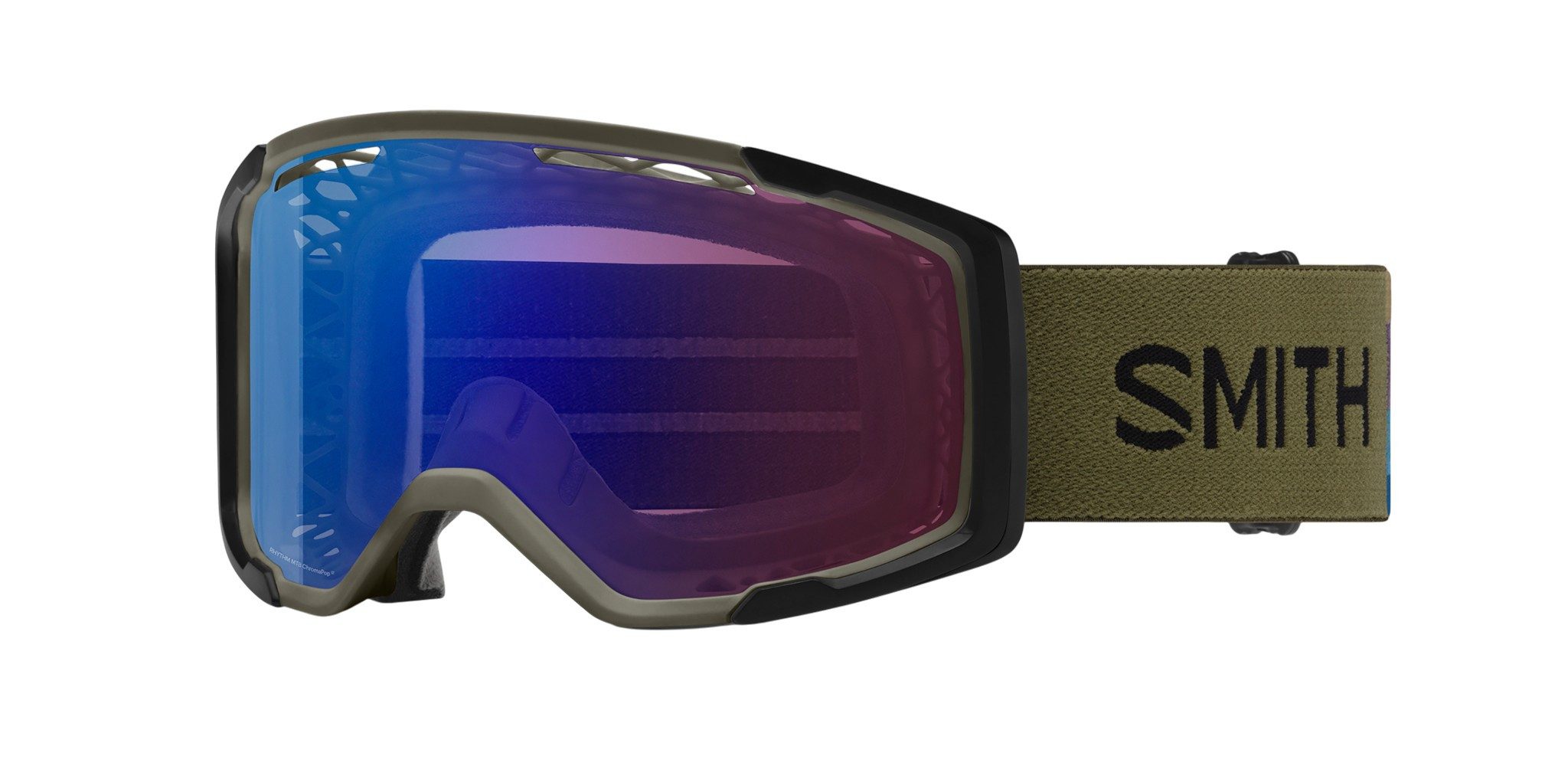 Smith Fahrradbrille Rhythm MTB (ChromaPop-Anti-Fog-Scheibe) dunkelgrün - 1 Brille